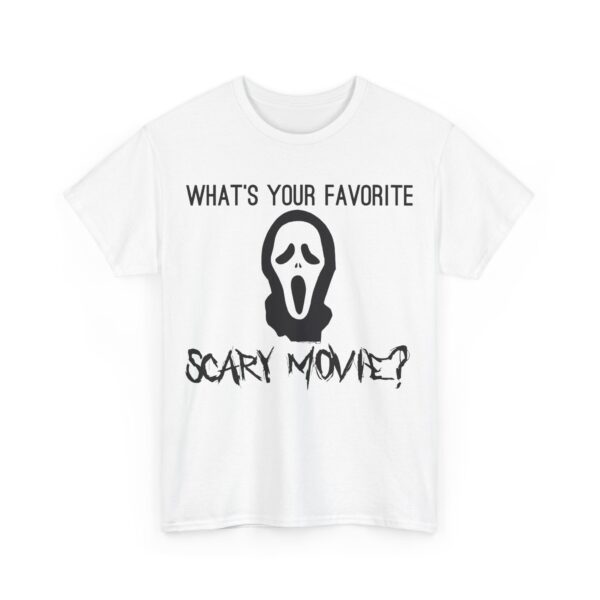 Scream (GhostFace) What's Your Favorite Scary Movie T-Shirt - Image 4