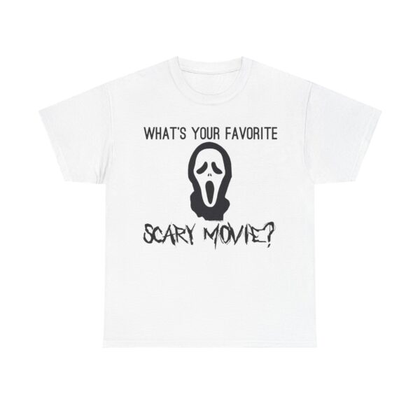 Scream (GhostFace) What's Your Favorite Scary Movie T-Shirt - Image 2