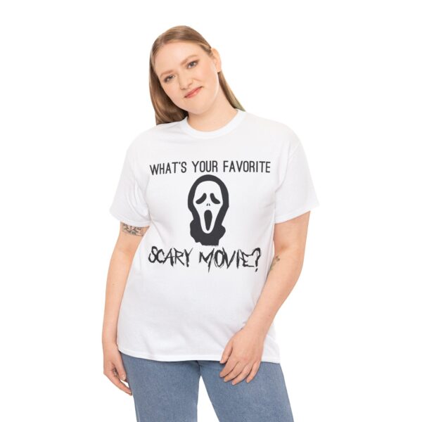 Scream (GhostFace) What's Your Favorite Scary Movie T-Shirt - Image 6