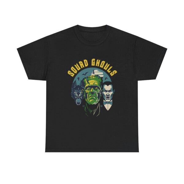 Squad Goals (Werewolf, Frankenstein, Dracula) Mens and Womans Horror Shirts - Image 2