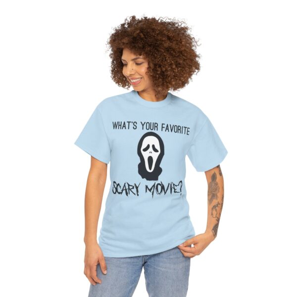 Scream (GhostFace) What's Your Favorite Scary Movie T-Shirt - Image 23