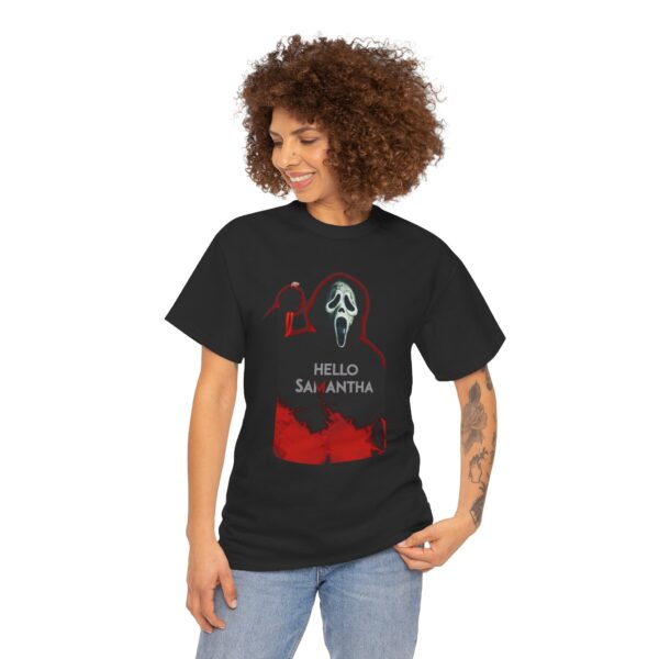 Scream Hello Samantha Ghost-face T-shirt! Men & Woman