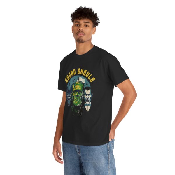 Squad Goals (Werewolf, Frankenstein, Dracula) Mens and Womans Horror Shirts - Image 8