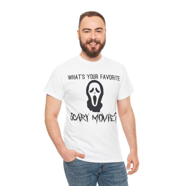 Scream (GhostFace) What's Your Favorite Scary Movie T-Shirt - Image 7