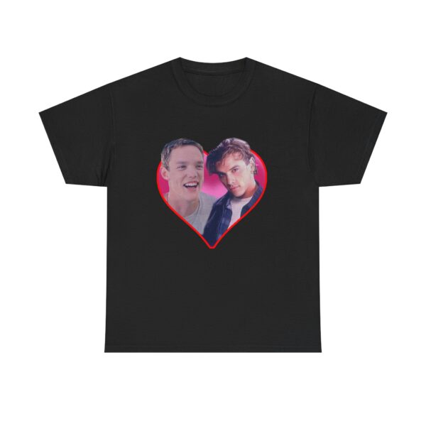 Horror Movie Fan Unisex Tee - Wes Craven Classic Slasher Tribute Stu & Billy Bromance - Image 2