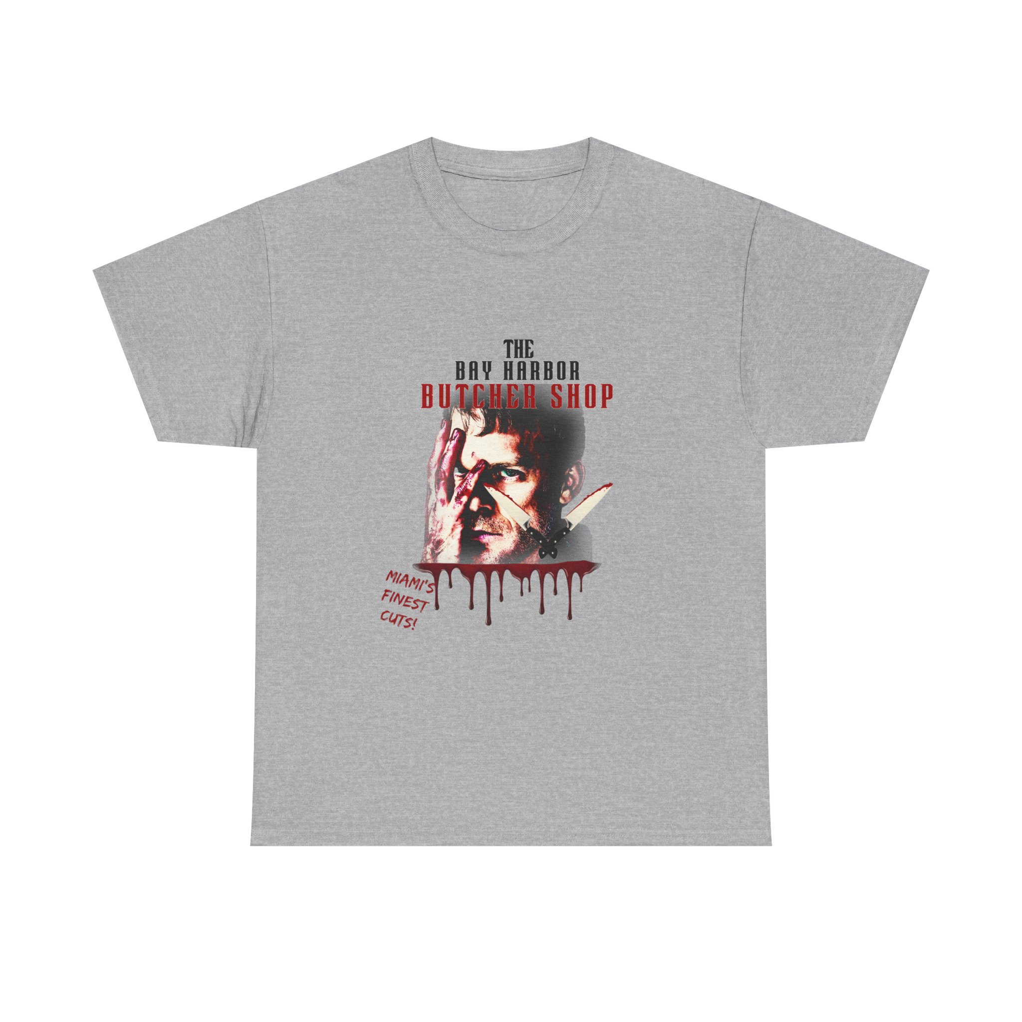 Dexter Morgan Is The Bay Harbor Butcher Horror-Themed Unisex Tee, Spooky Graphic Tee, Perfect for Halloween, Movie Nights, Gift for Horror Fans, Unique Casual Wear - Image 11