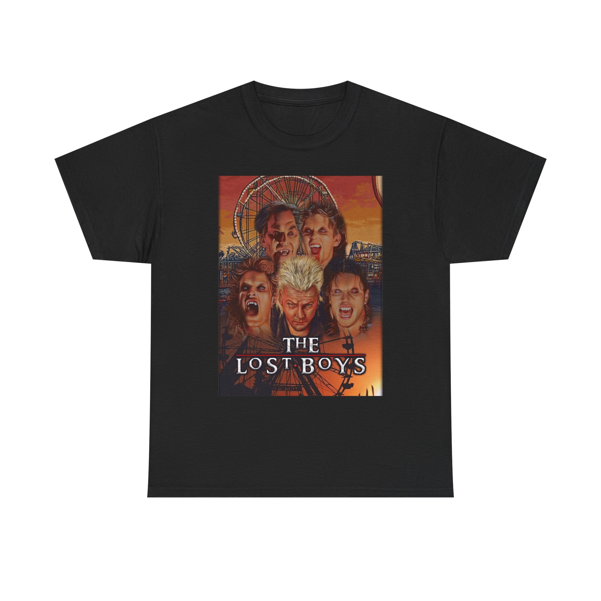 The Lost Boys Graphic Vintage Horror Movie T-Shirt - Image 2