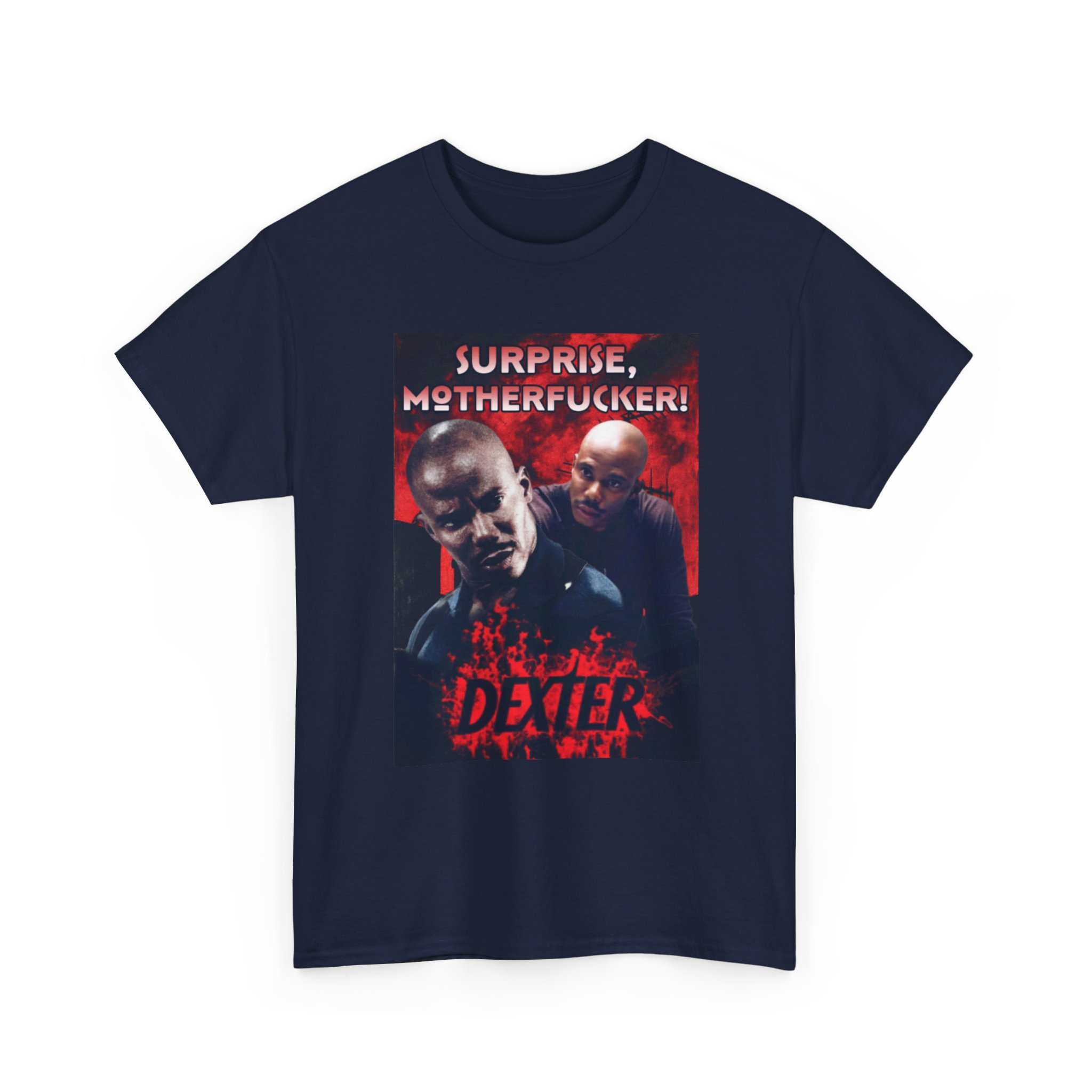Dexter James Doakes Surprise Mother F@$ker Unisex Heavy Cotton Tee, Graphic Tee, Casual Wear, Gift for Fans, Halloween Costume, TV Show Merchandise - Image 8