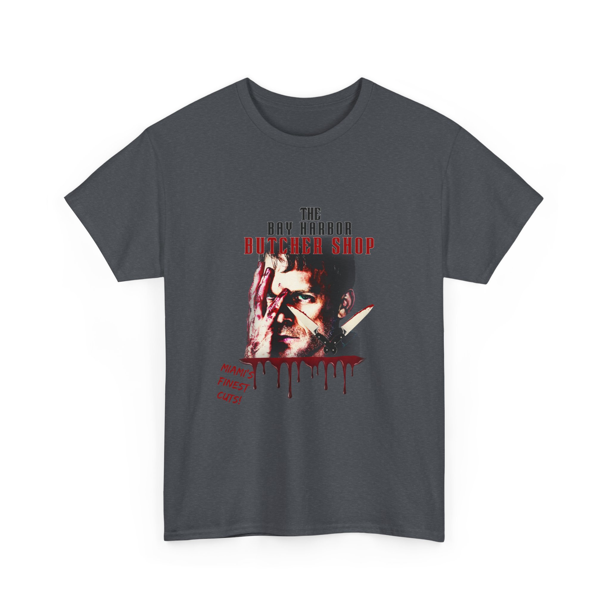 Dexter Morgan Is The Bay Harbor Butcher Horror-Themed Unisex Tee, Spooky Graphic Tee, Perfect for Halloween, Movie Nights, Gift for Horror Fans, Unique Casual Wear - Image 38