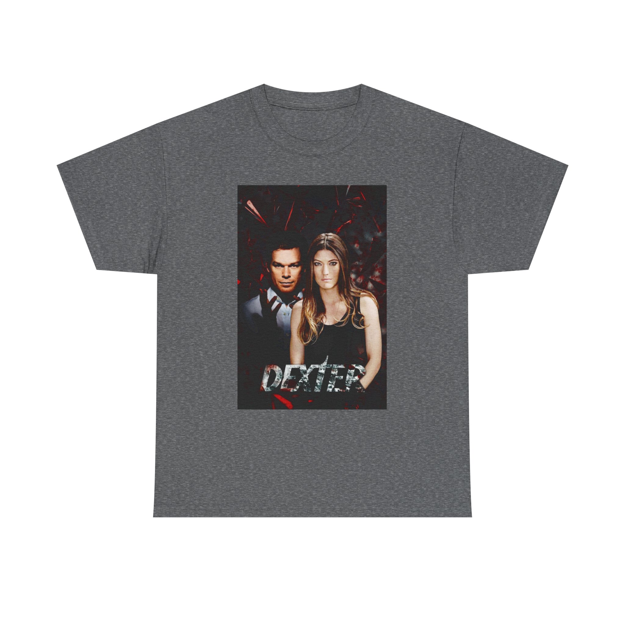 Mysterious Dexter Morgan and Debra Morgan Vibe Tee, Unisex Heavy Cotton Tee, Graphic Tee for Fans, Perfect for Casual Outfits, Gift for Occasions - Image 6