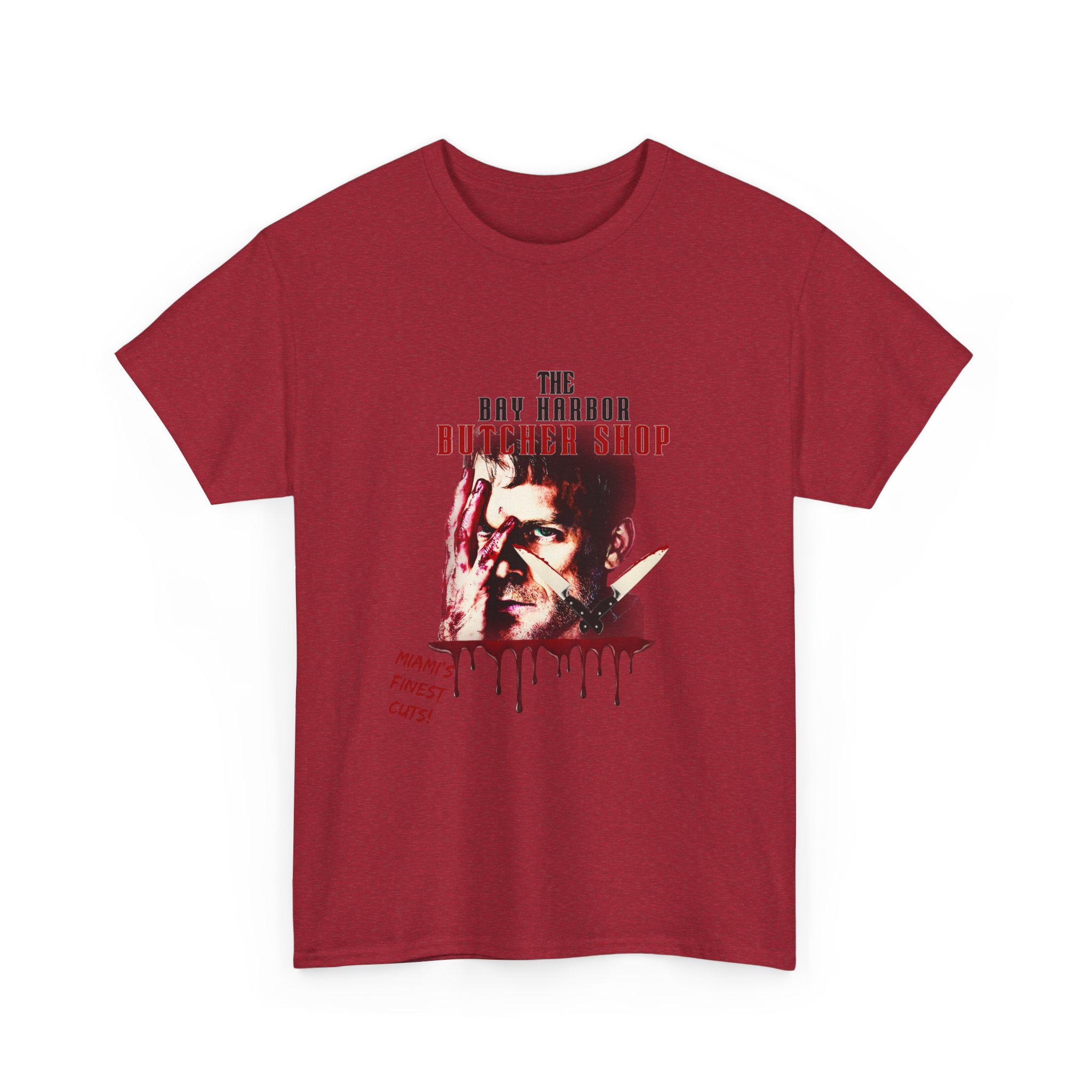 Dexter Morgan Is The Bay Harbor Butcher Horror-Themed Unisex Tee, Spooky Graphic Tee, Perfect for Halloween, Movie Nights, Gift for Horror Fans, Unique Casual Wear - Image 63
