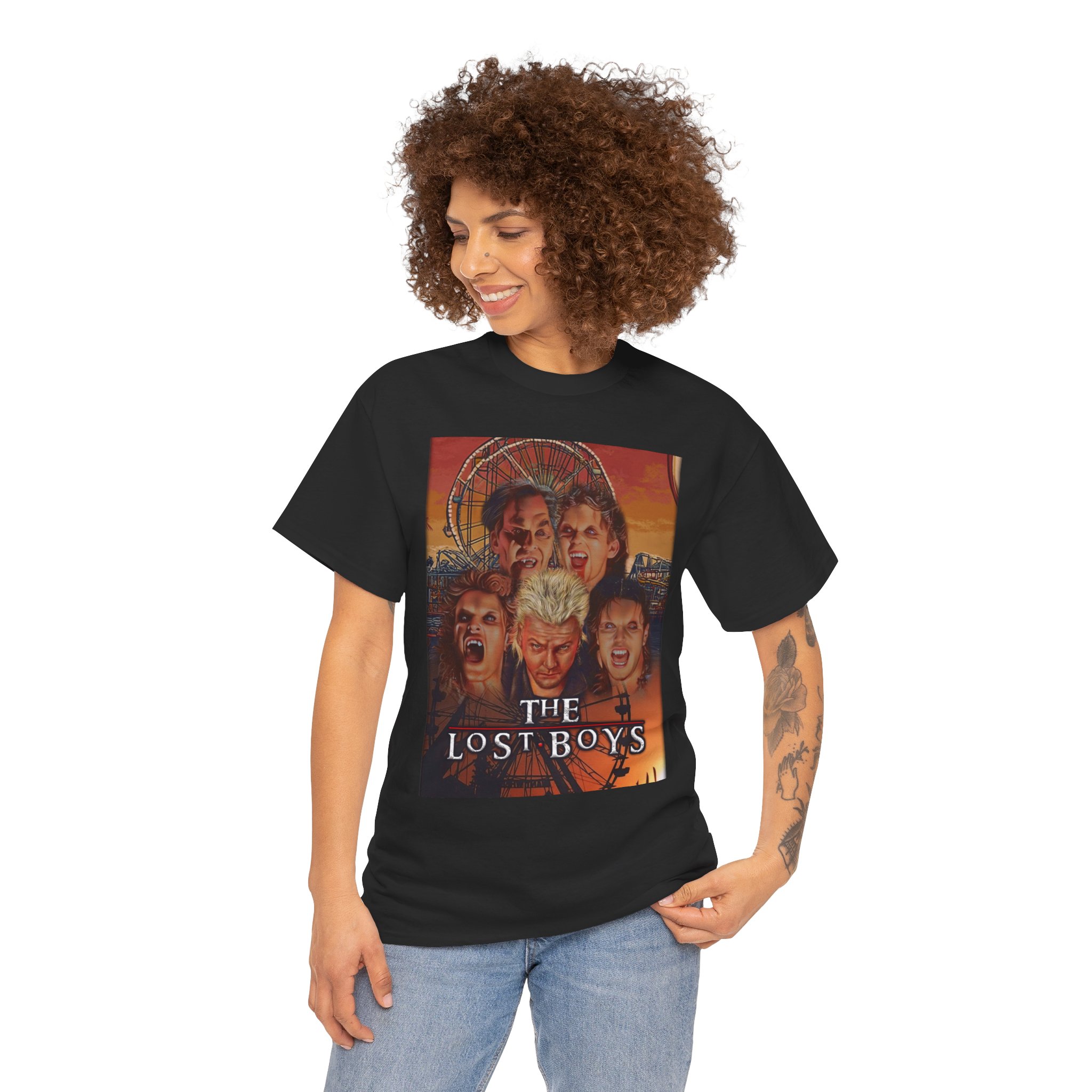 The Lost Boys Graphic Vintage Horror Movie T-Shirt - Image 7