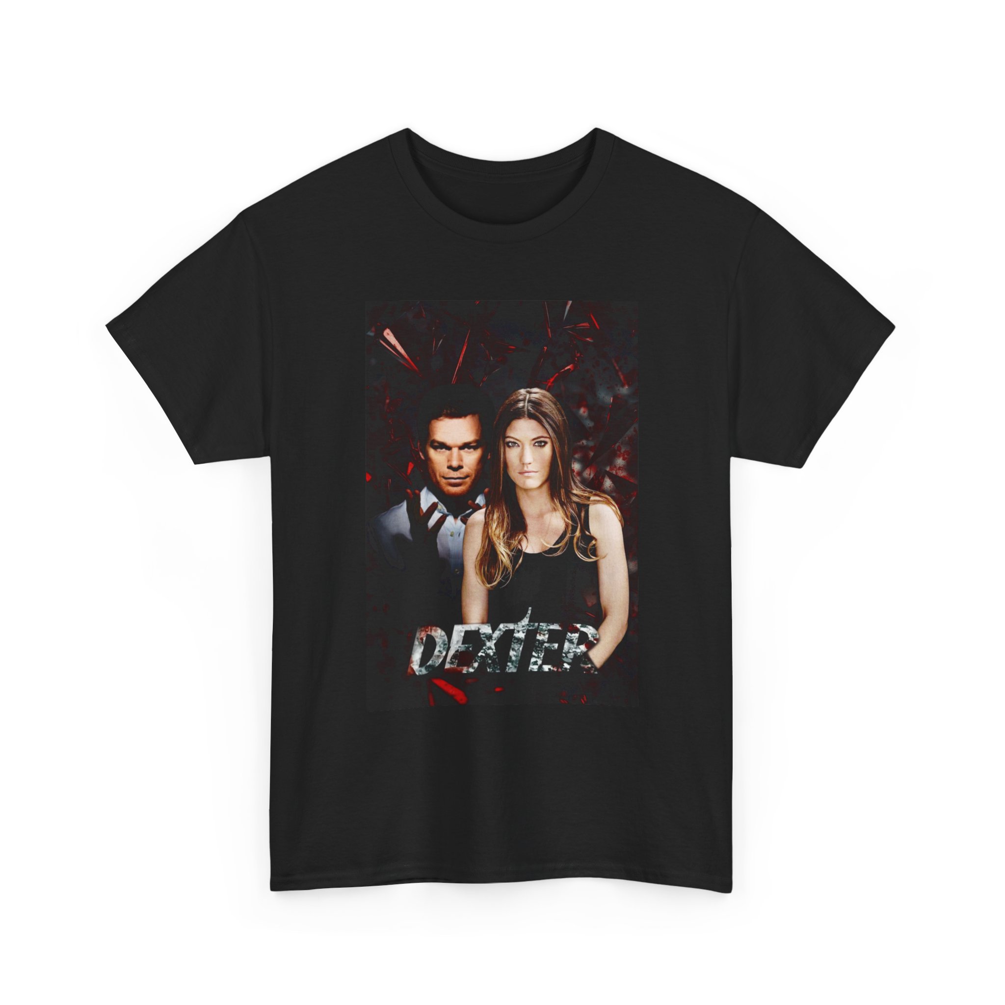 Mysterious Dexter Morgan and Debra Morgan Vibe Tee, Unisex Heavy Cotton Tee, Graphic Tee for Fans, Perfect for Casual Outfits, Gift for Occasions - Image 4