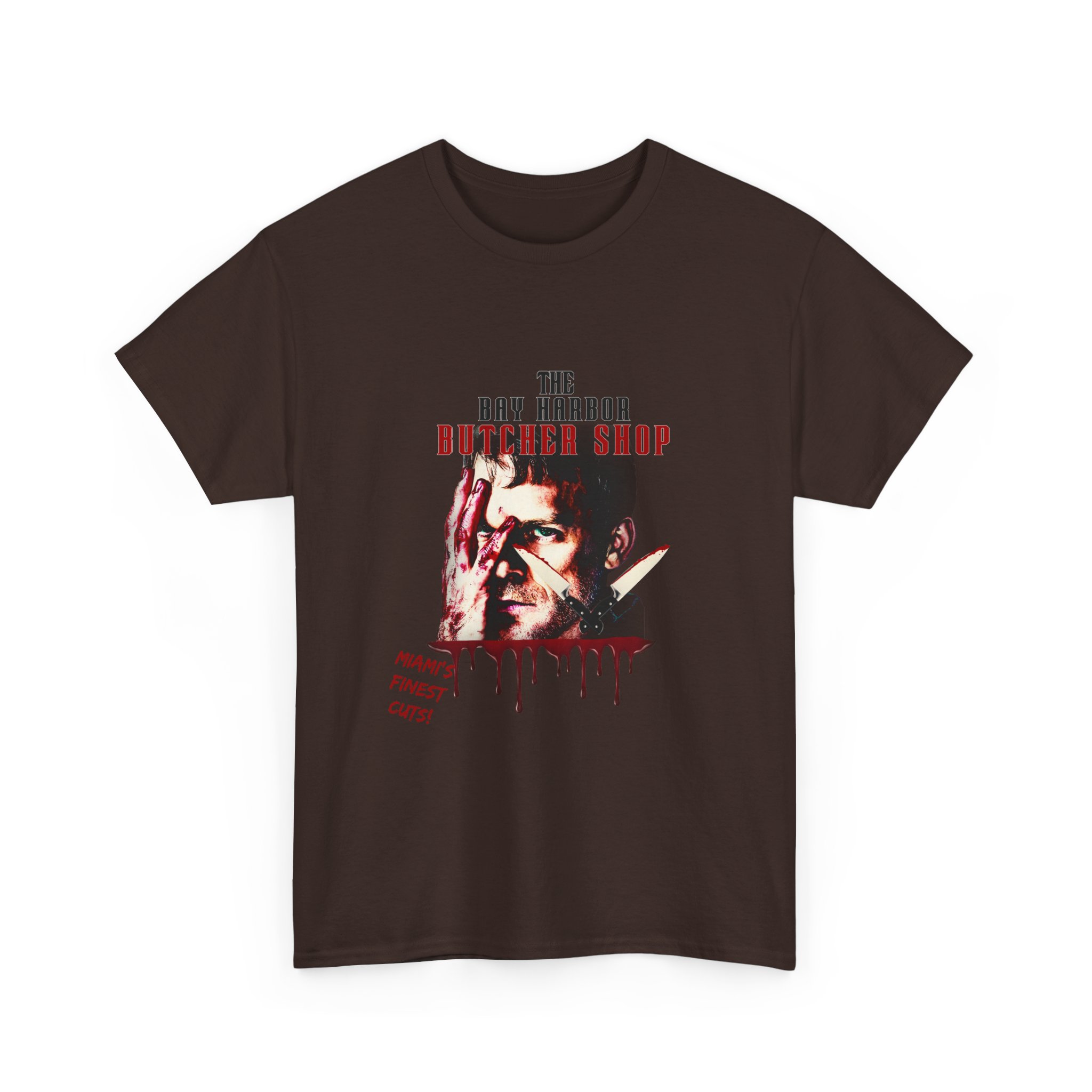 Dexter Morgan Is The Bay Harbor Butcher Horror-Themed Unisex Tee, Spooky Graphic Tee, Perfect for Halloween, Movie Nights, Gift for Horror Fans, Unique Casual Wear - Image 18