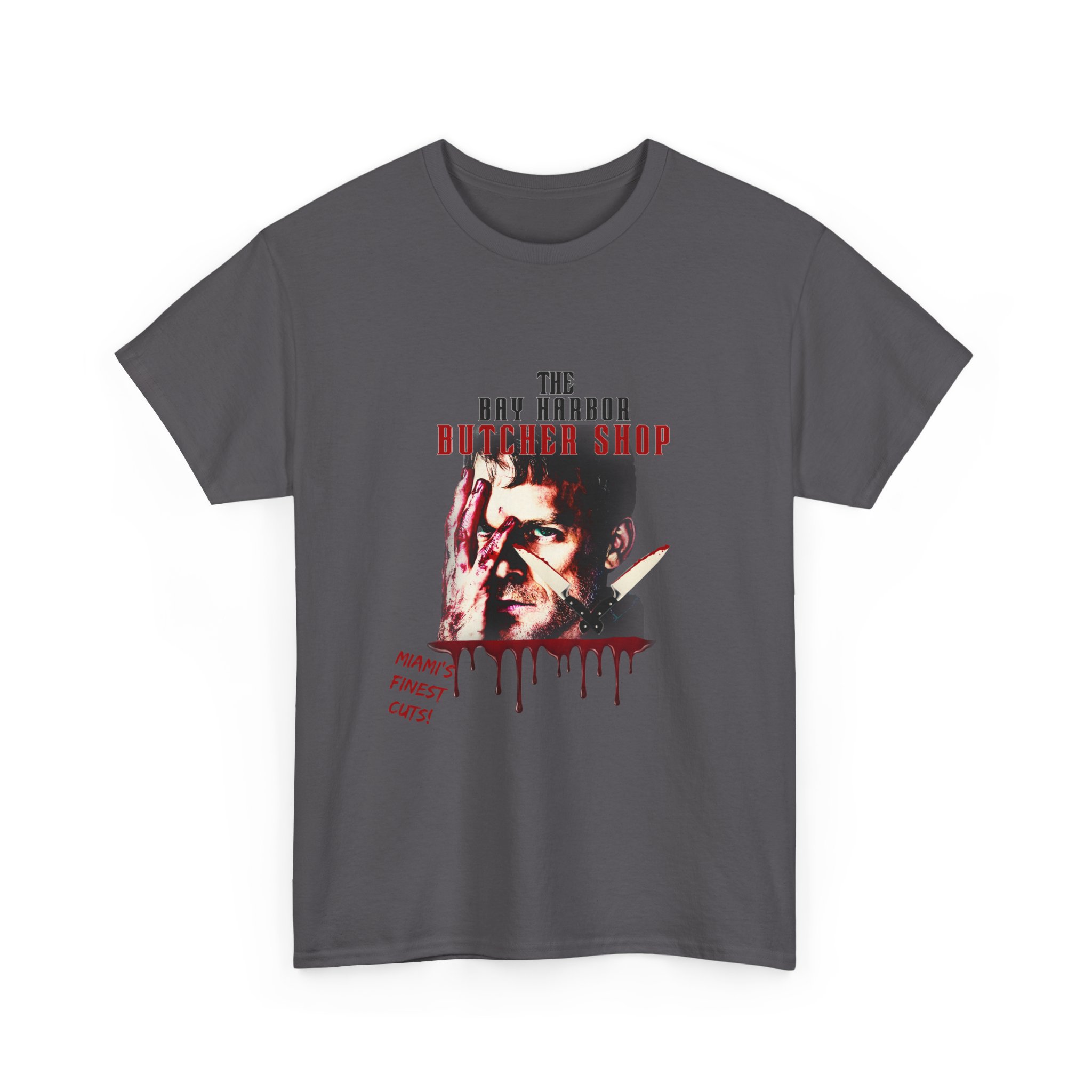 Dexter Morgan Is The Bay Harbor Butcher Horror-Themed Unisex Tee, Spooky Graphic Tee, Perfect for Halloween, Movie Nights, Gift for Horror Fans, Unique Casual Wear - Image 33