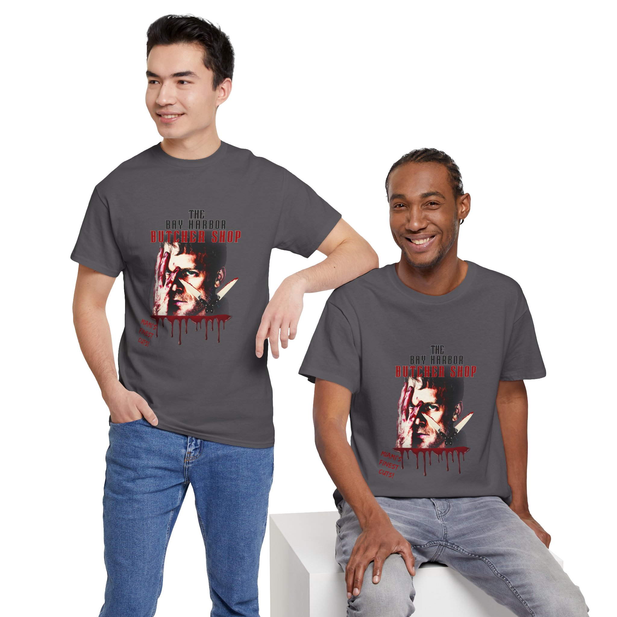 Dexter Morgan Is The Bay Harbor Butcher Horror-Themed Unisex Tee, Spooky Graphic Tee, Perfect for Halloween, Movie Nights, Gift for Horror Fans, Unique Casual Wear - Image 35