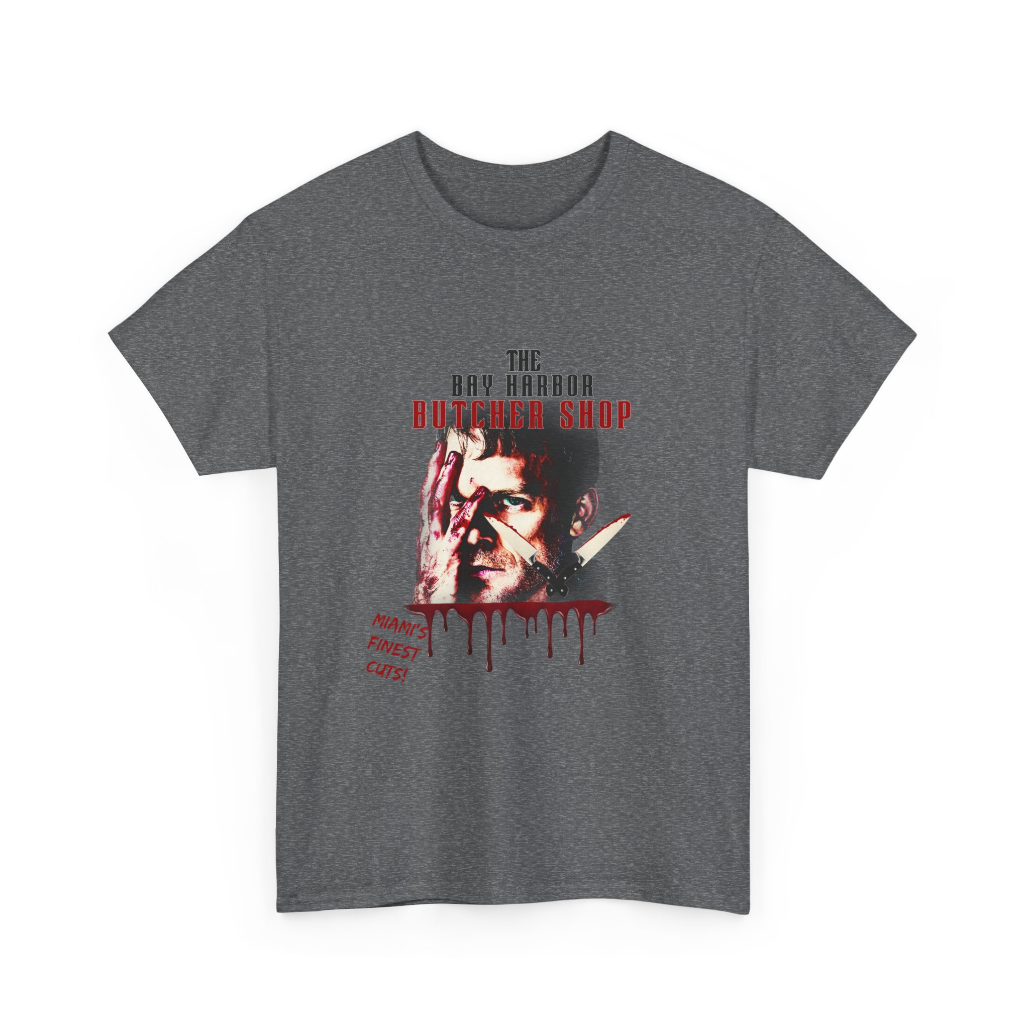 Dexter Morgan Is The Bay Harbor Butcher Horror-Themed Unisex Tee, Spooky Graphic Tee, Perfect for Halloween, Movie Nights, Gift for Horror Fans, Unique Casual Wear - Image 23