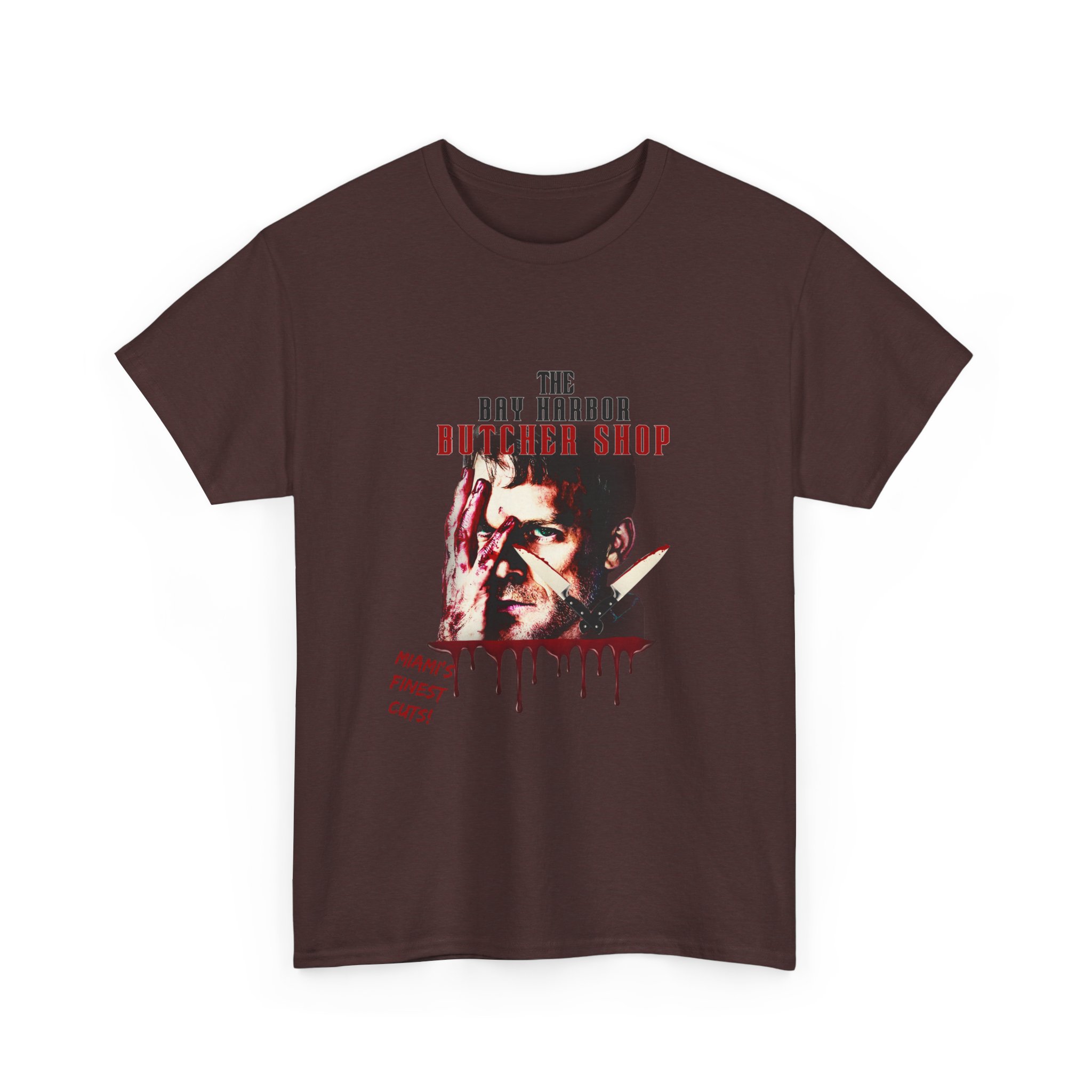 Dexter Morgan Is The Bay Harbor Butcher Horror-Themed Unisex Tee, Spooky Graphic Tee, Perfect for Halloween, Movie Nights, Gift for Horror Fans, Unique Casual Wear - Image 8