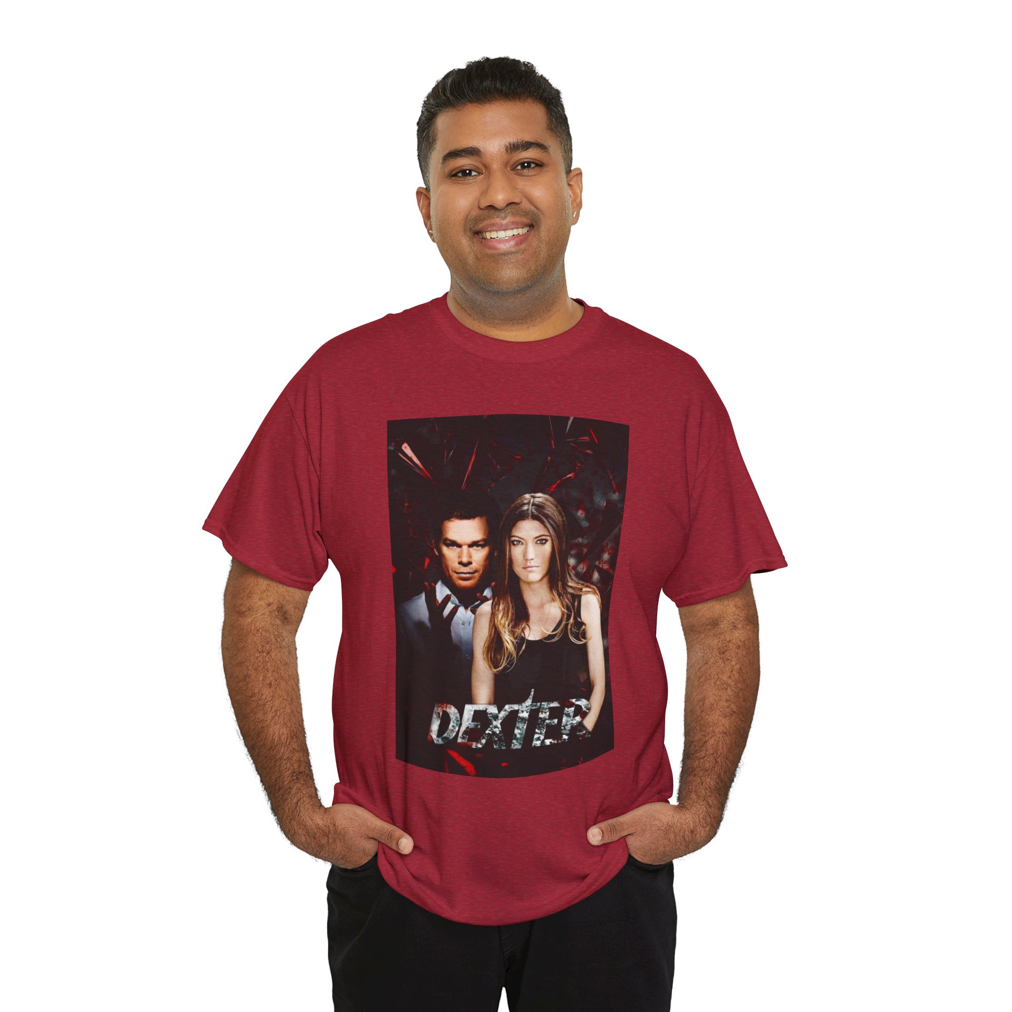 Mysterious Dexter Morgan and Debra Morgan Vibe Tee, Unisex Heavy Cotton Tee, Graphic Tee for Fans, Perfect for Casual Outfits, Gift for Occasions - Image 30