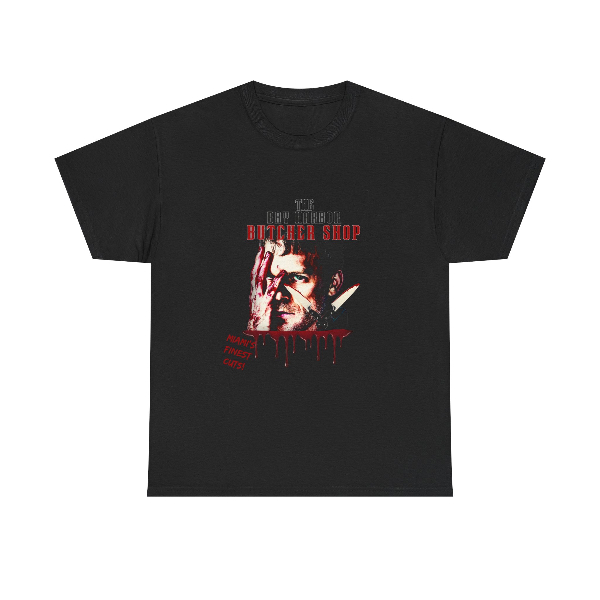 Dexter Morgan Is The Bay Harbor Butcher Horror-Themed Unisex Tee, Spooky Graphic Tee, Perfect for Halloween, Movie Nights, Gift for Horror Fans, Unique Casual Wear - Image 2