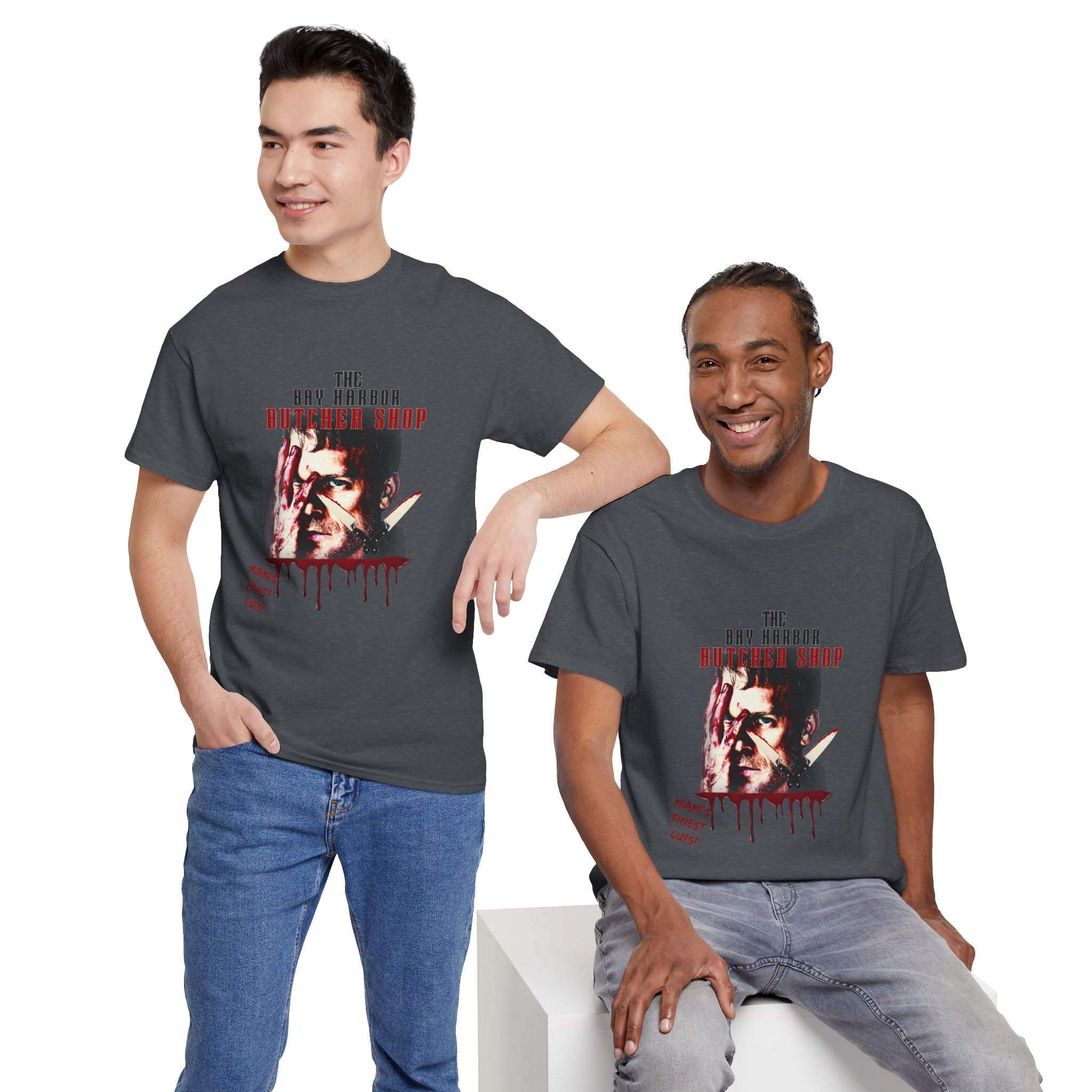 Dexter Morgan Is The Bay Harbor Butcher Horror-Themed Unisex Tee, Spooky Graphic Tee, Perfect for Halloween, Movie Nights, Gift for Horror Fans, Unique Casual Wear - Image 40