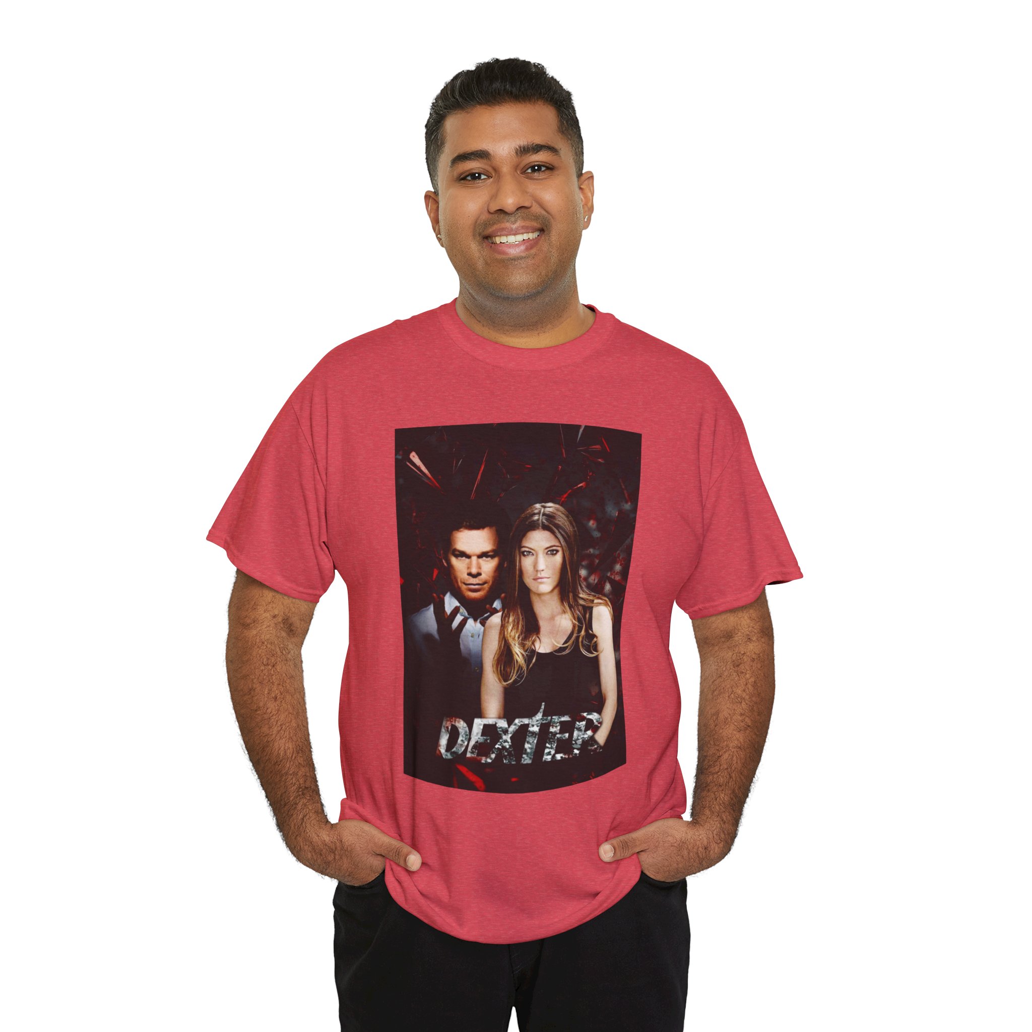Mysterious Dexter Morgan and Debra Morgan Vibe Tee, Unisex Heavy Cotton Tee, Graphic Tee for Fans, Perfect for Casual Outfits, Gift for Occasions - Image 20