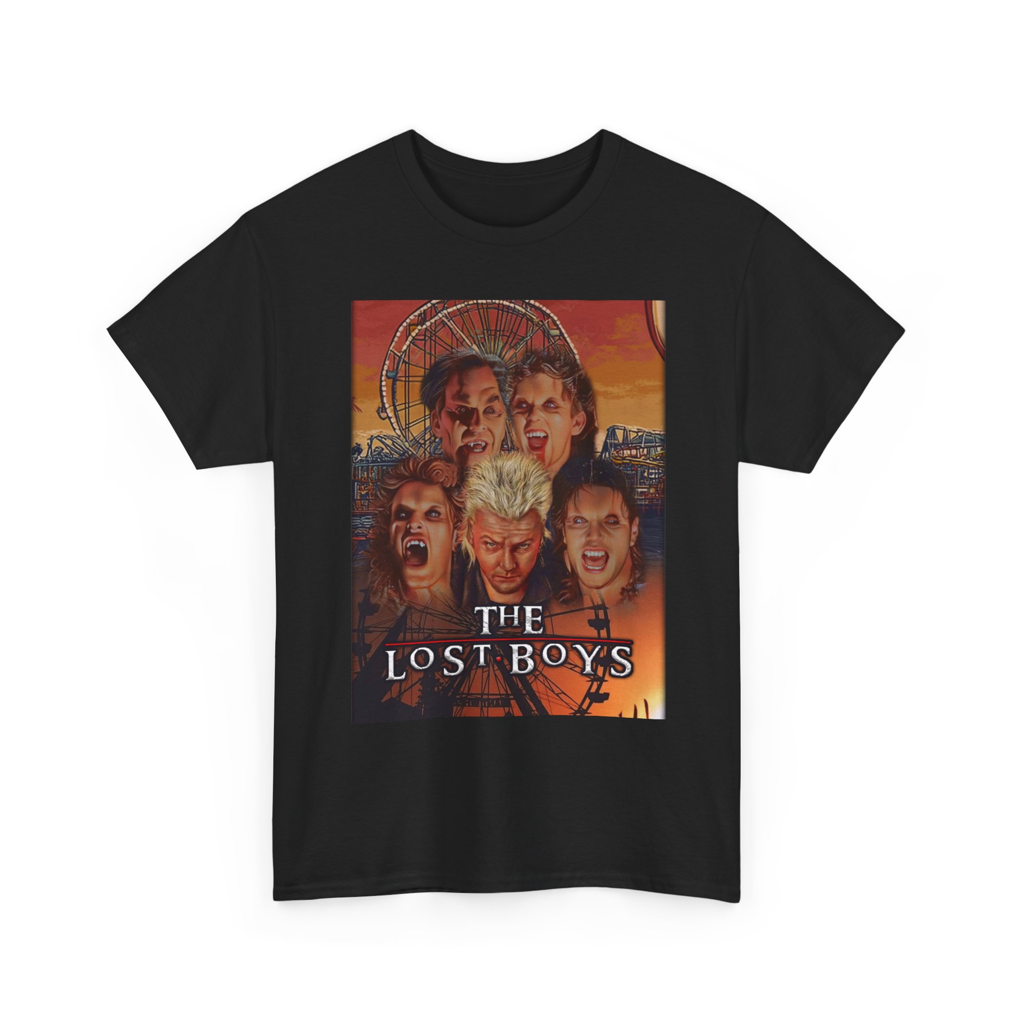 The Lost Boys Graphic Vintage Horror Movie T-Shirt - Image 4