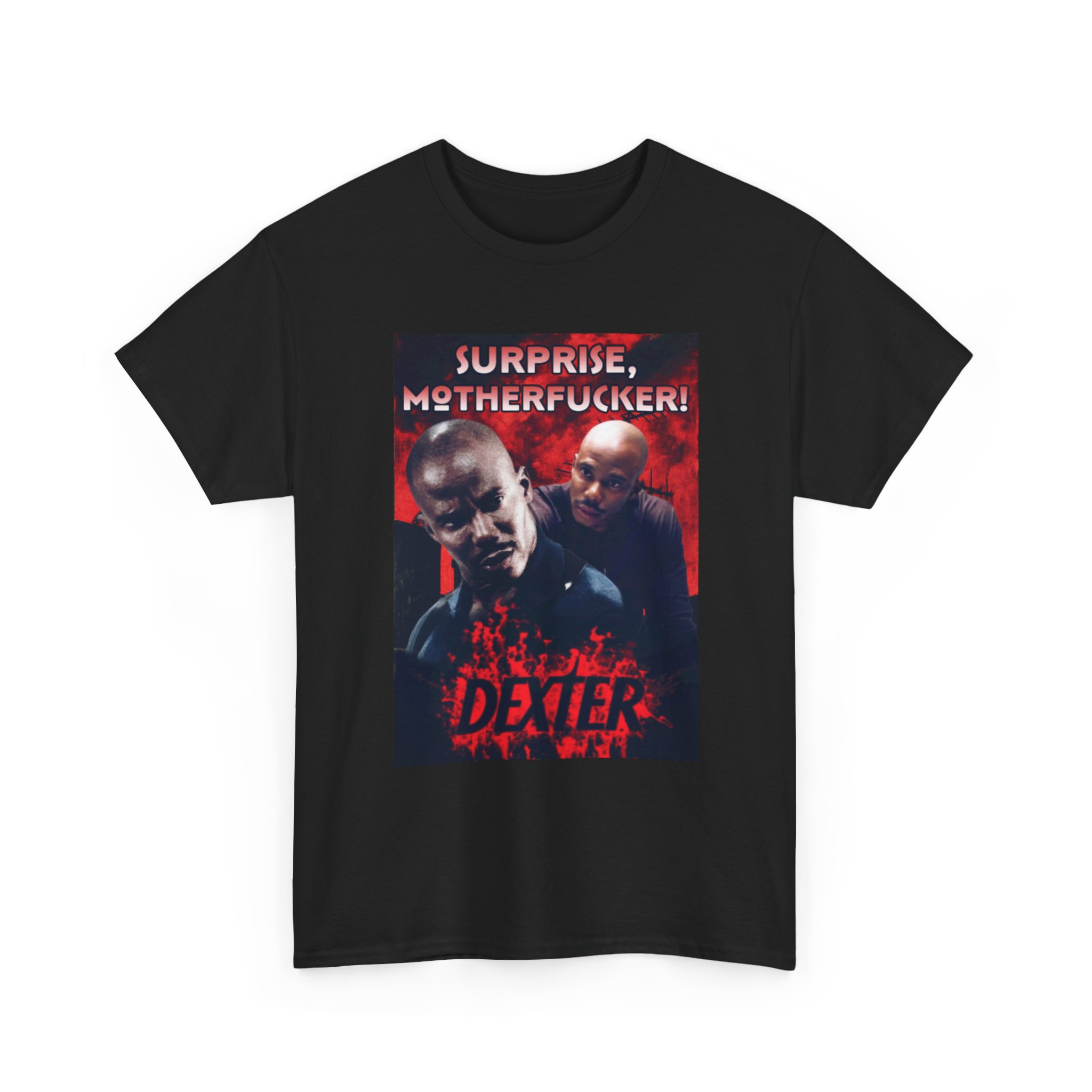 Dexter James Doakes Surprise Mother F@$ker Unisex Heavy Cotton Tee, Graphic Tee, Casual Wear, Gift for Fans, Halloween Costume, TV Show Merchandise - Image 4
