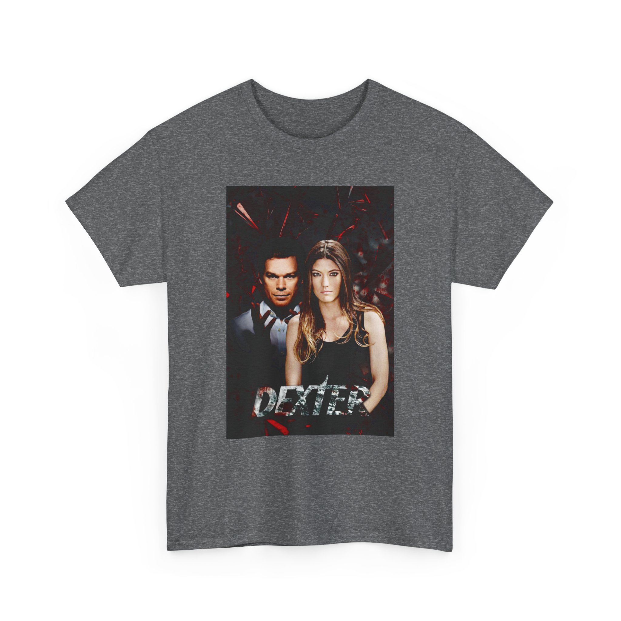 Mysterious Dexter Morgan and Debra Morgan Vibe Tee, Unisex Heavy Cotton Tee, Graphic Tee for Fans, Perfect for Casual Outfits, Gift for Occasions - Image 8