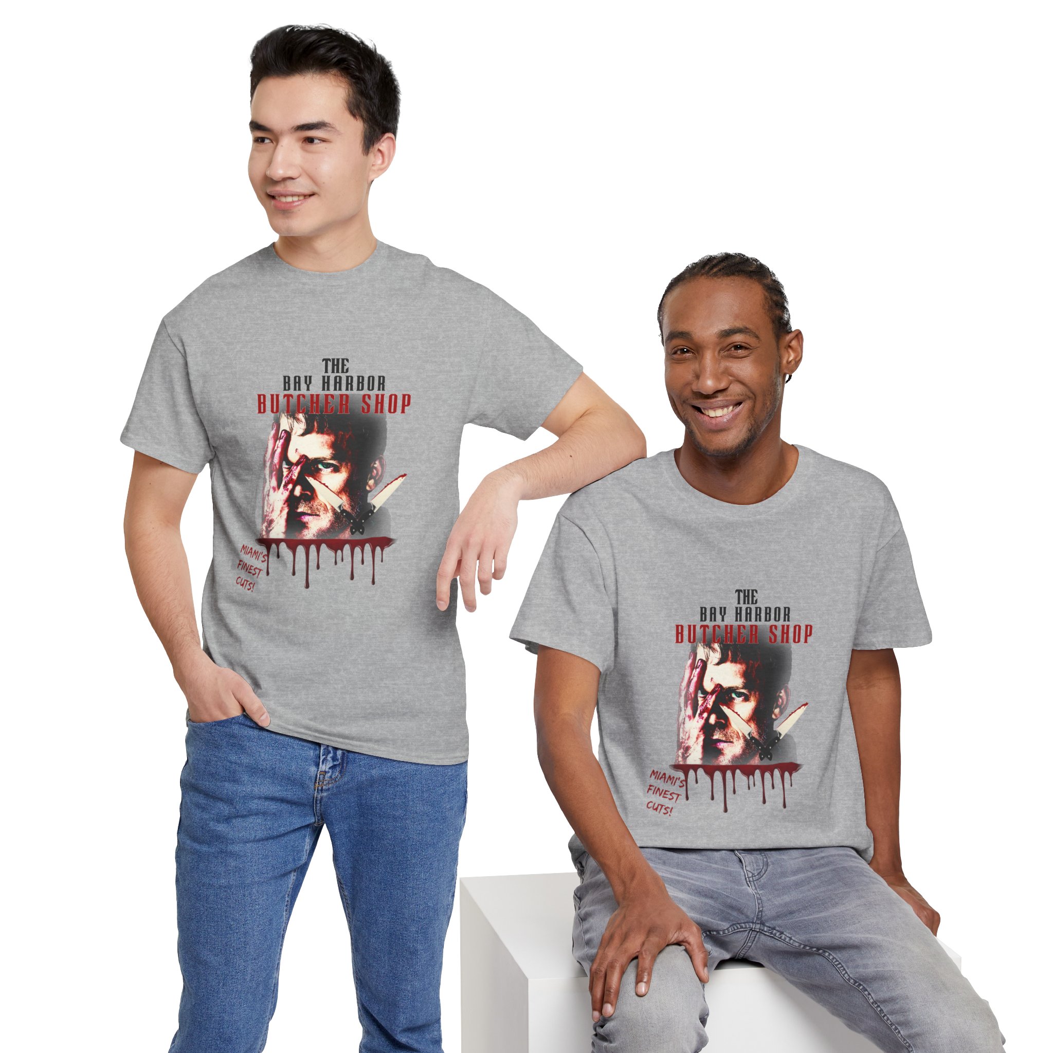 Dexter Morgan Is The Bay Harbor Butcher Horror-Themed Unisex Tee, Spooky Graphic Tee, Perfect for Halloween, Movie Nights, Gift for Horror Fans, Unique Casual Wear - Image 15