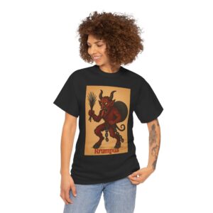 Krampus Retro Graphic Tee — Vintage Devil Holiday Shirt