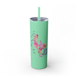 20oz Skinny Tumbler with Straw — Pixie Dusters