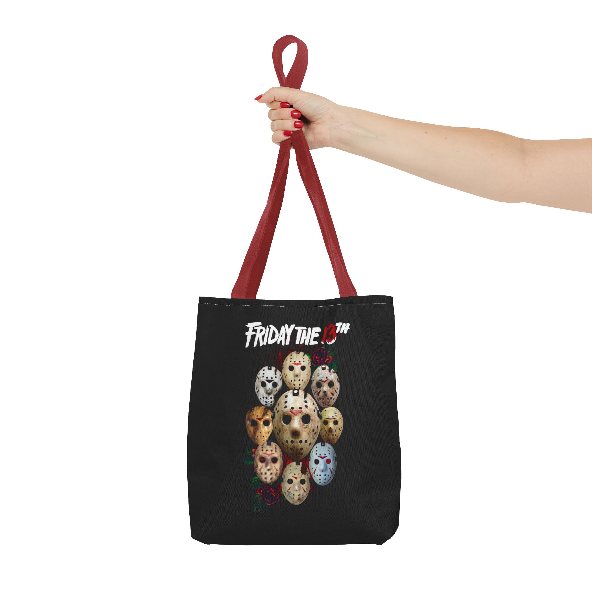 Friday the 13th Hockey Mask Tote Bag — Horror Movie Fan Reusable Shopper - Image 12