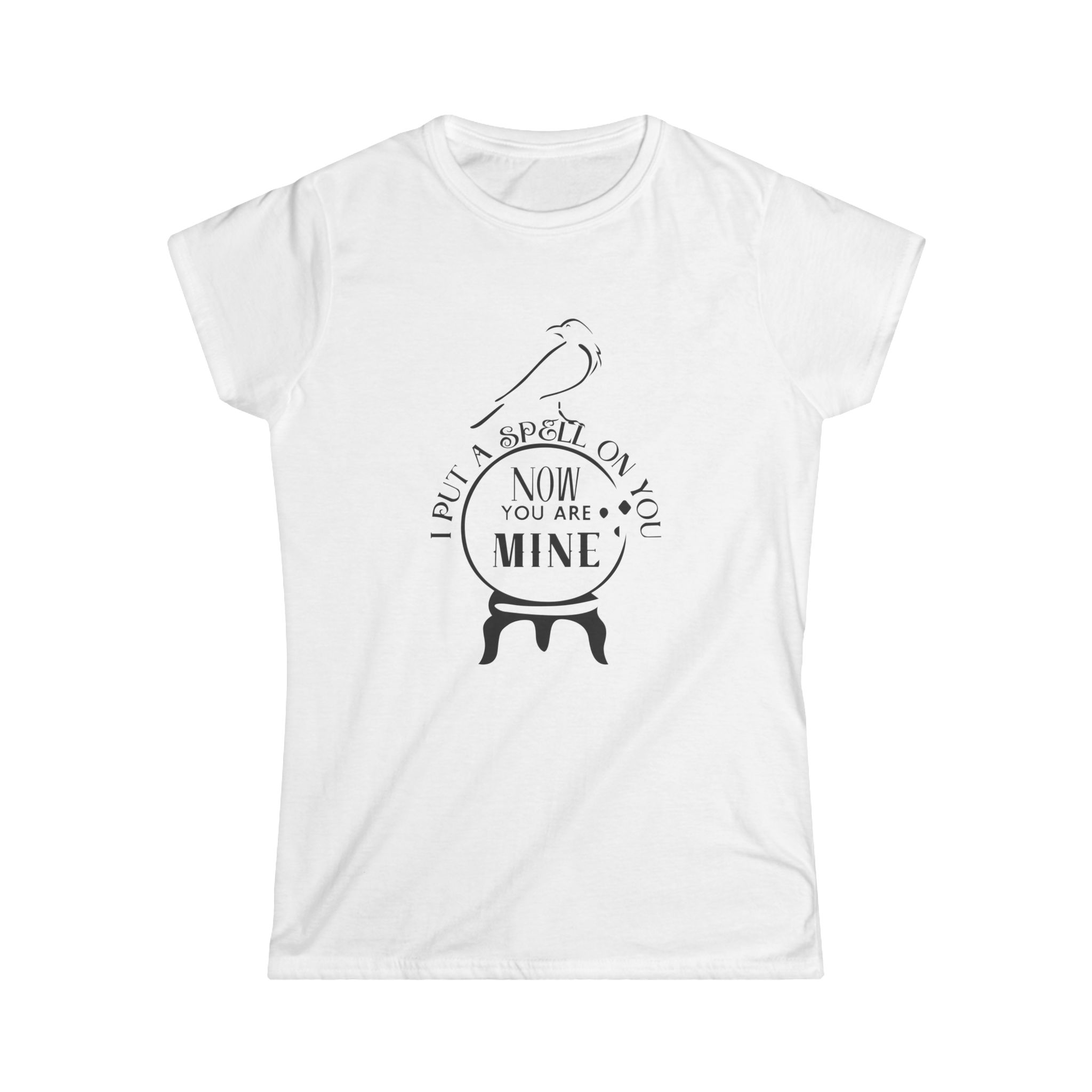 T-Shirt — "I Put A Spell On You Now You Are Mine” Crystal Ball Fortune Teller Tee - Image 4