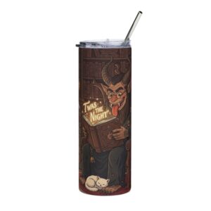 20 oz Tumbler – Krampus Christmas Story Stainless Steel Travel Cup