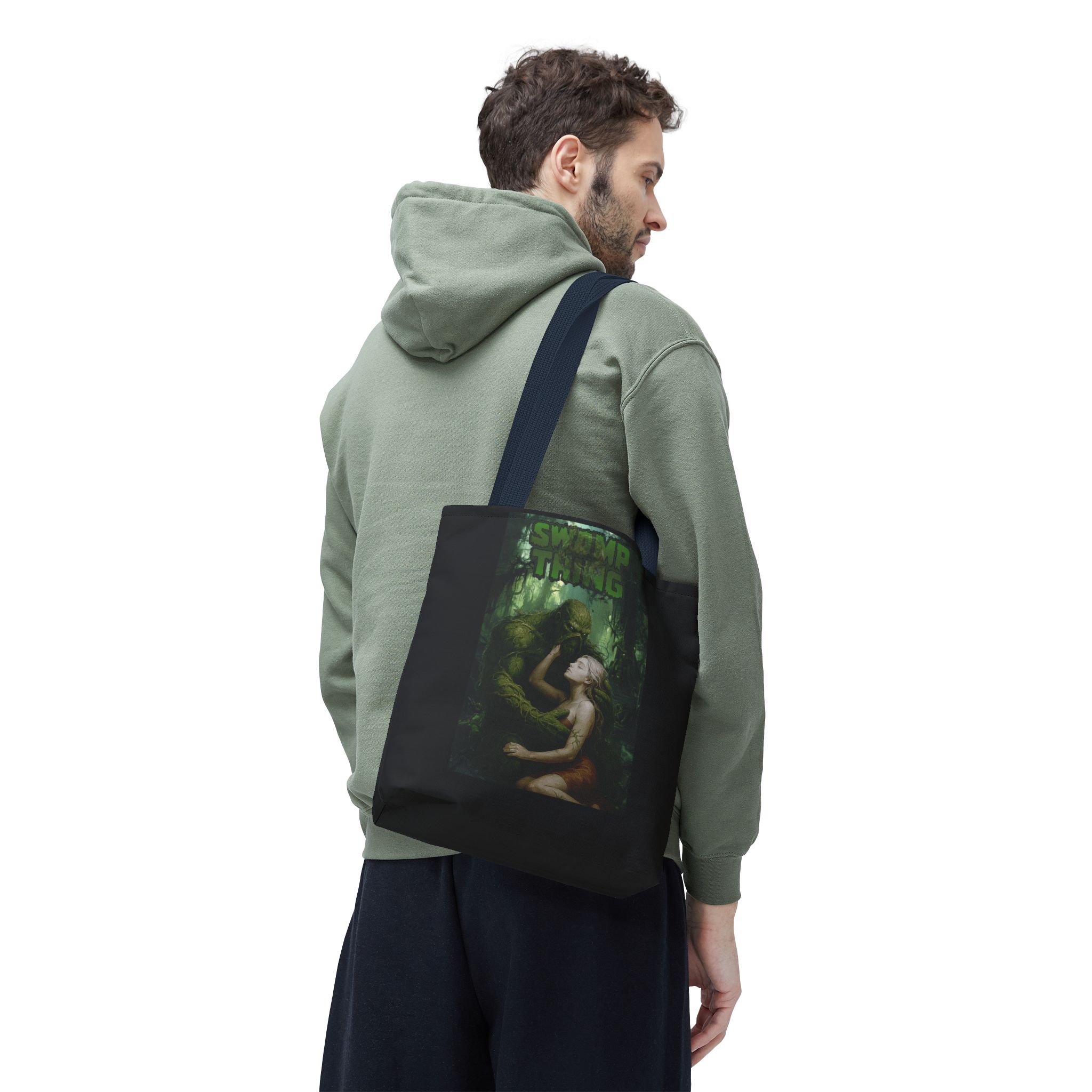 Swamp Thing Graphic Tote Bag — Retro Monster Horror Art - Image 38