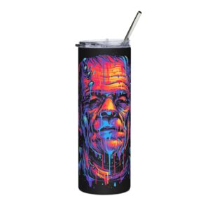 Frankenstein Neon Drip 20oz Stainless Tumbler