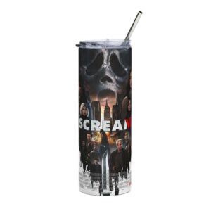 Scream 6 Movie Poster 20oz Stainless Steel Tumbler