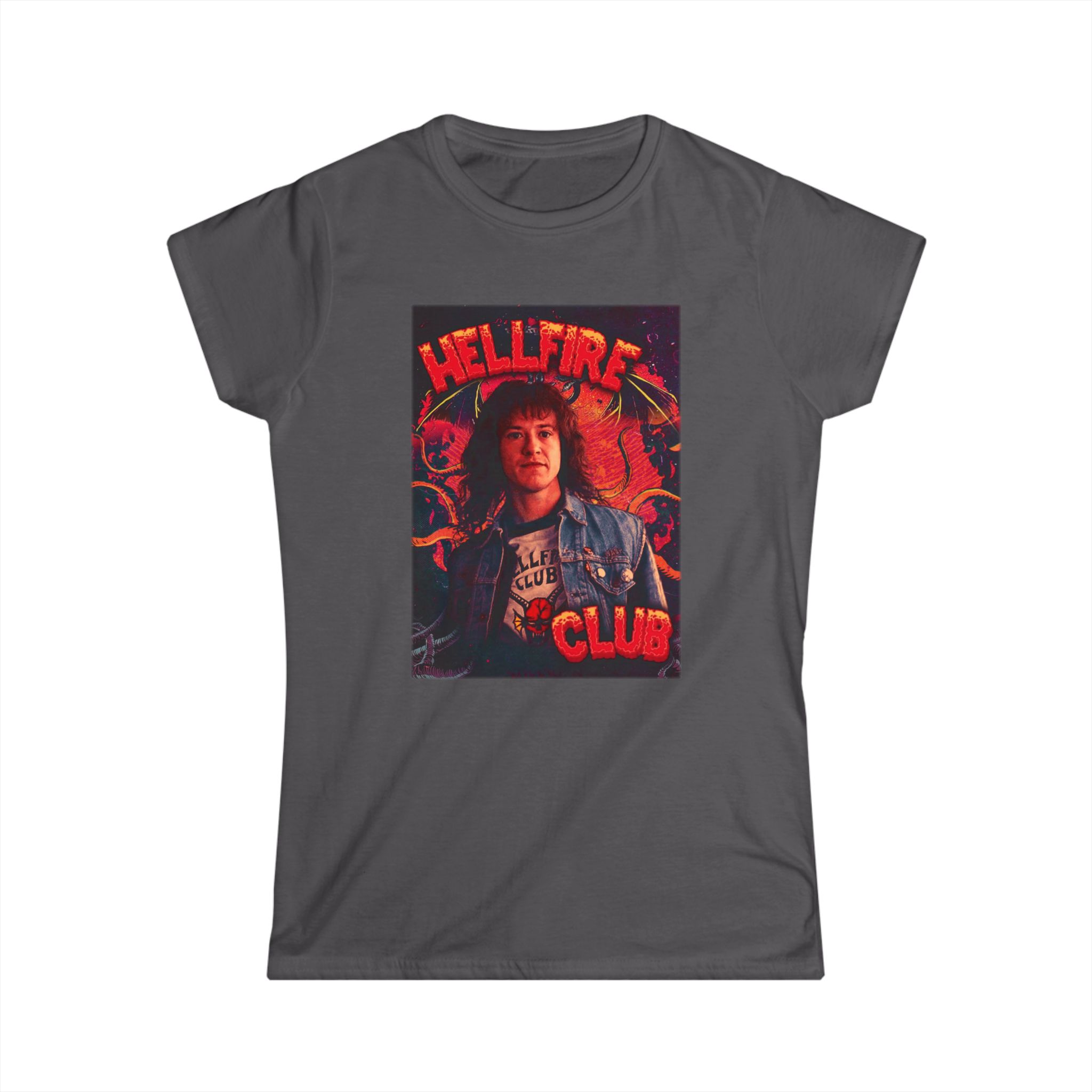 Hellfire Club Tee - Retro Stranger-Inspired Women's Graphic Shirt - Image 16