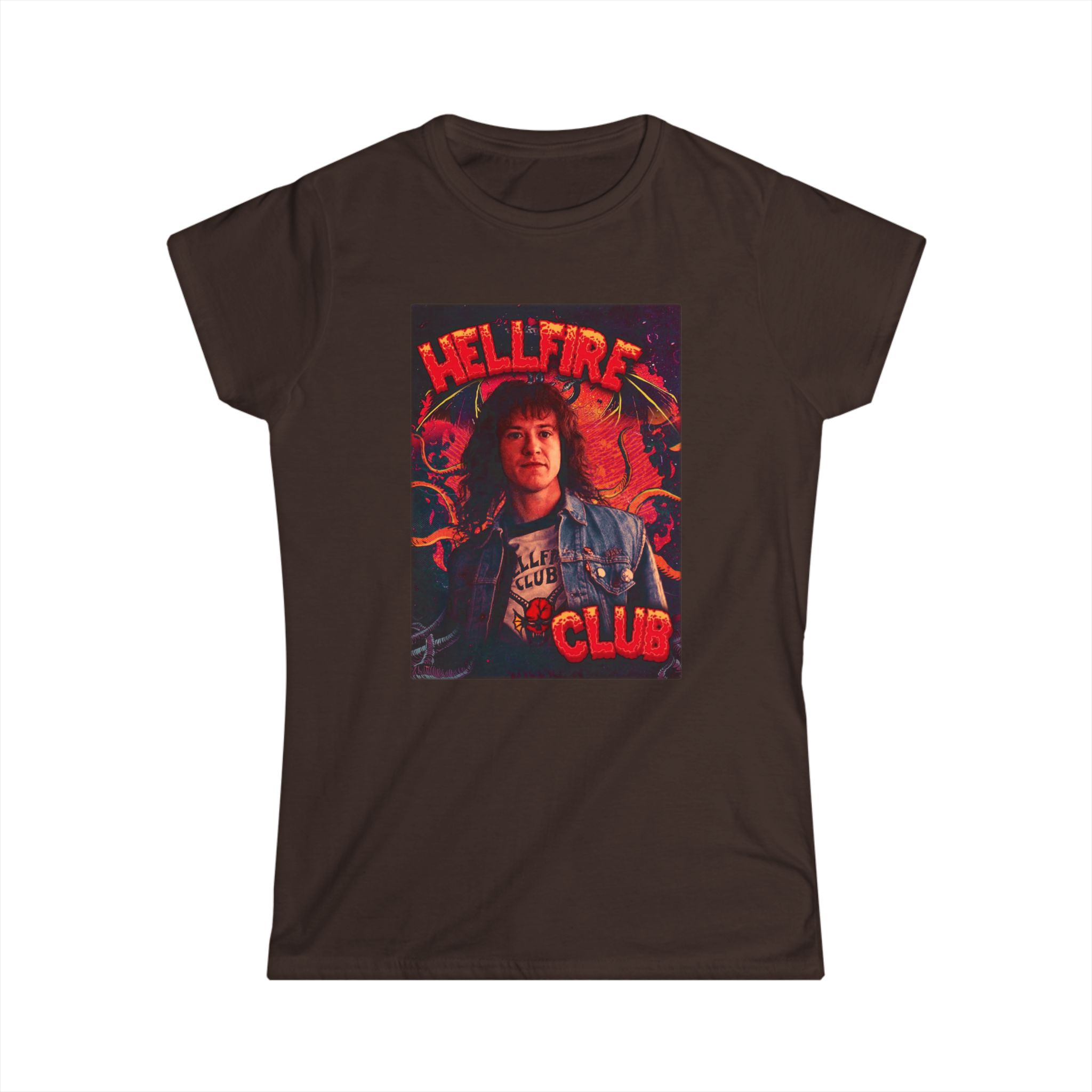 Hellfire Club Tee - Retro Stranger-Inspired Women's Graphic Shirt - Image 7
