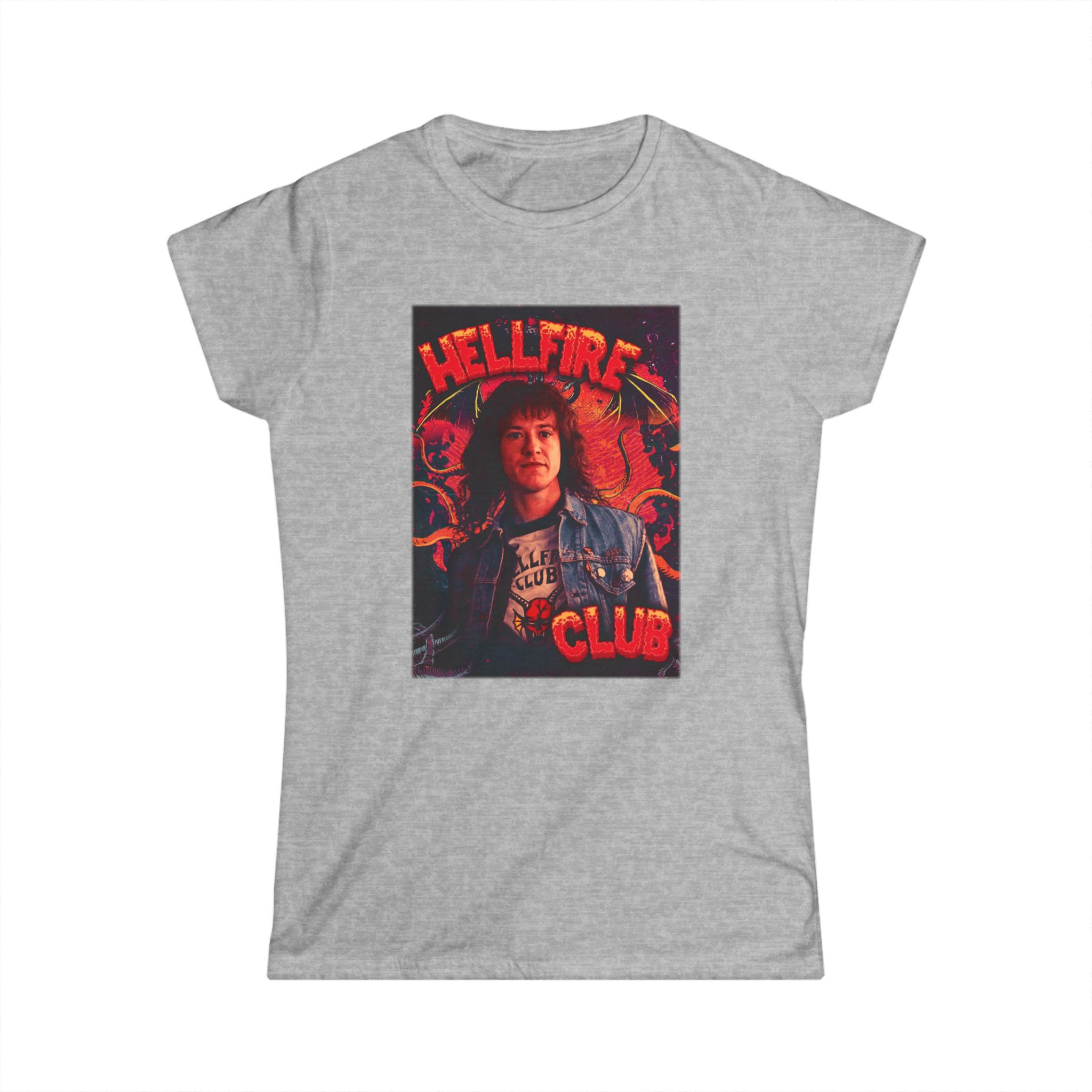 Hellfire Club Tee - Retro Stranger-Inspired Women's Graphic Shirt - Image 4