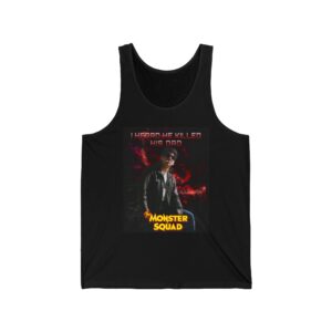 Monster Squad Tank Top — I Heard He Killed His Dad Graphic Tank Top