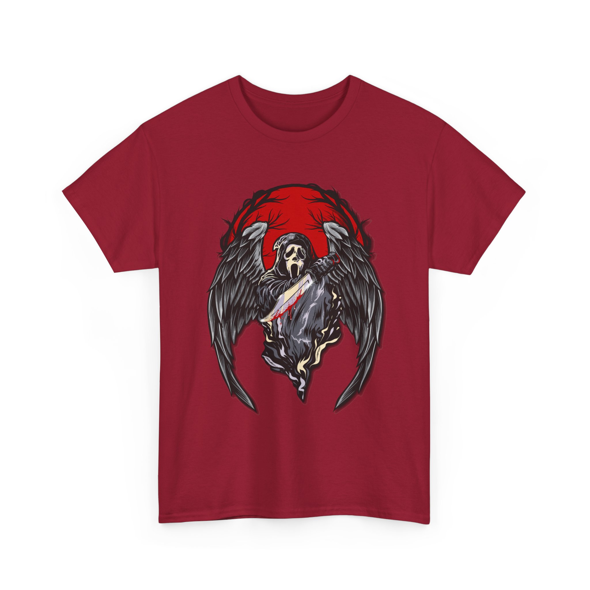Ghostface 'Scream' Horror T-Shirt — Angel of Death - Image 124