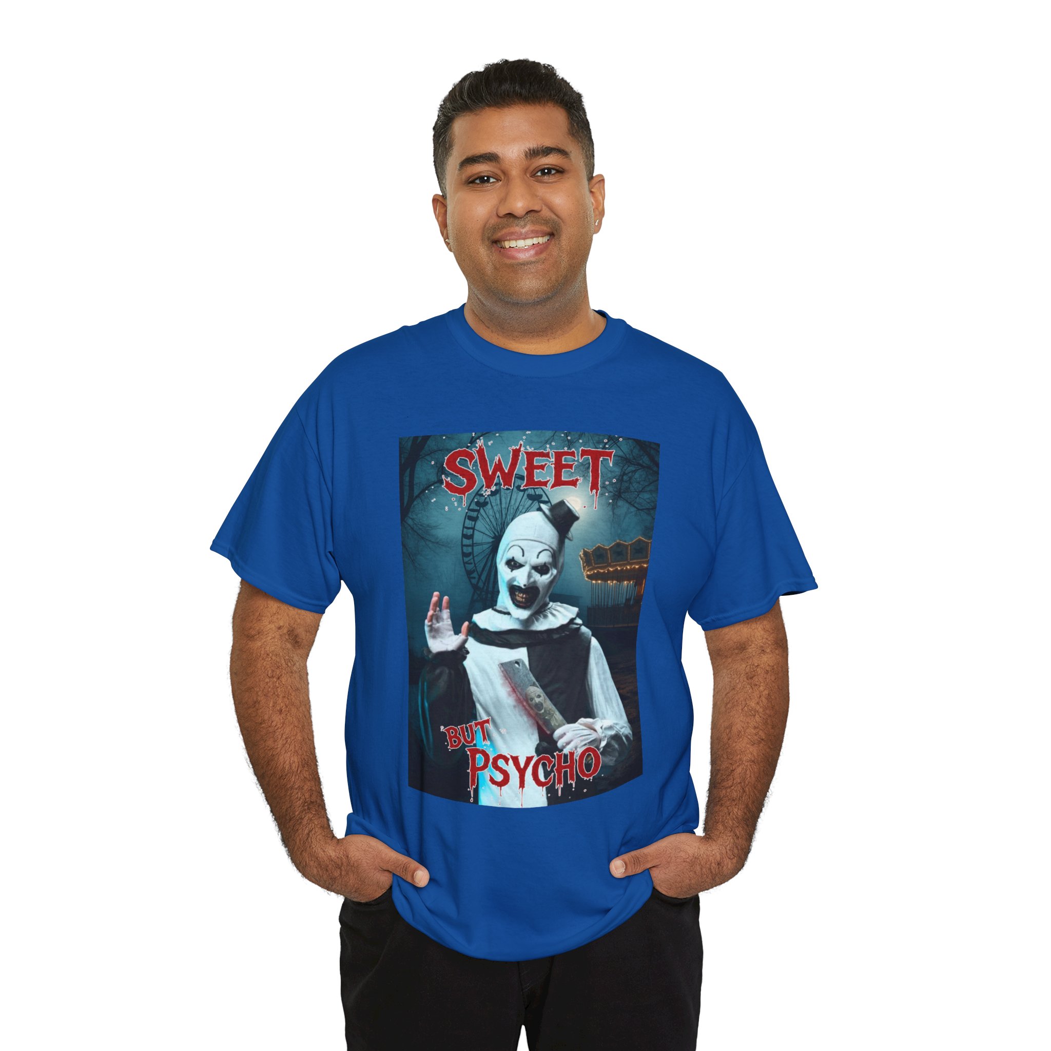 Terrifier Art The Clown Sweet But Psycho Horror T-Shirt - Image 101