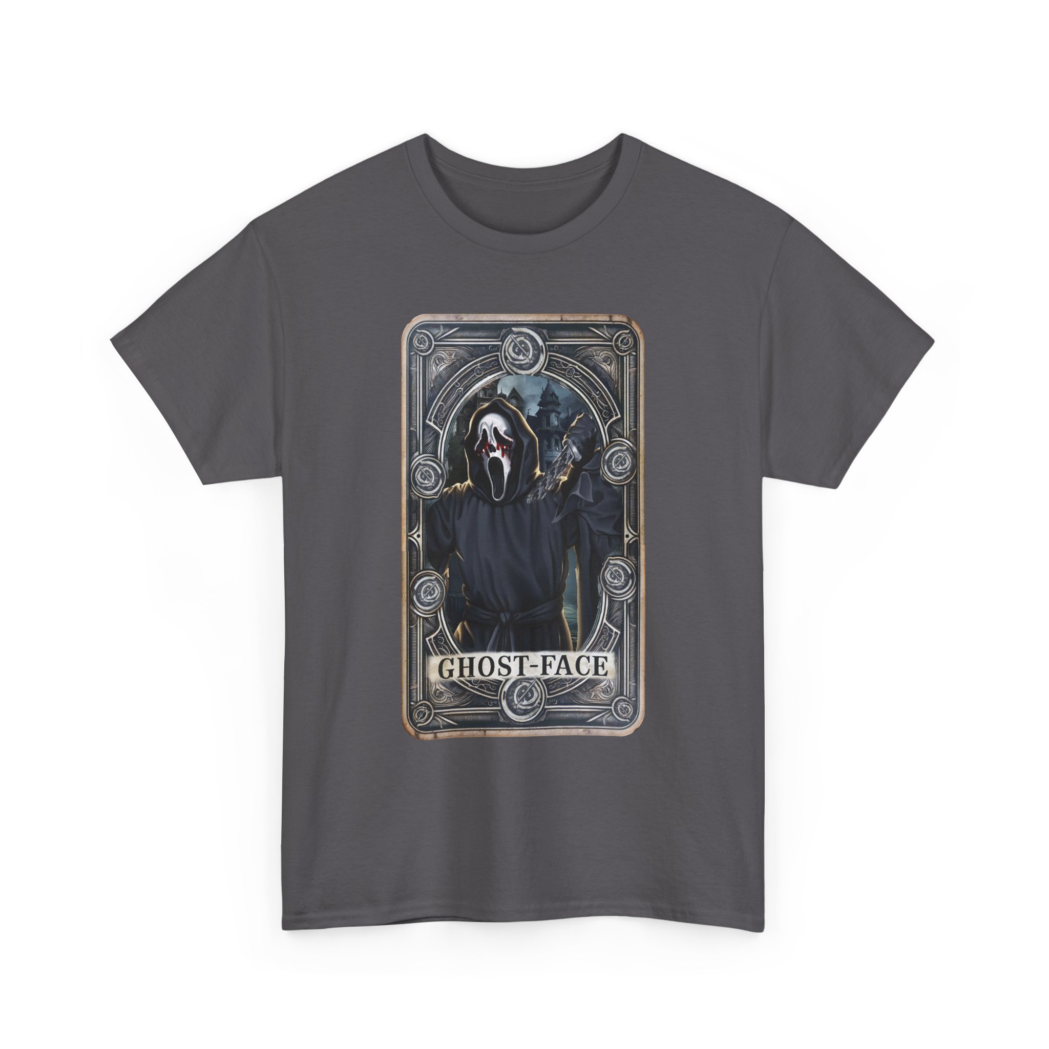 Tarot Horror Tee — Ghostface Scream Tarot Card Graphic Shirt - Image 69