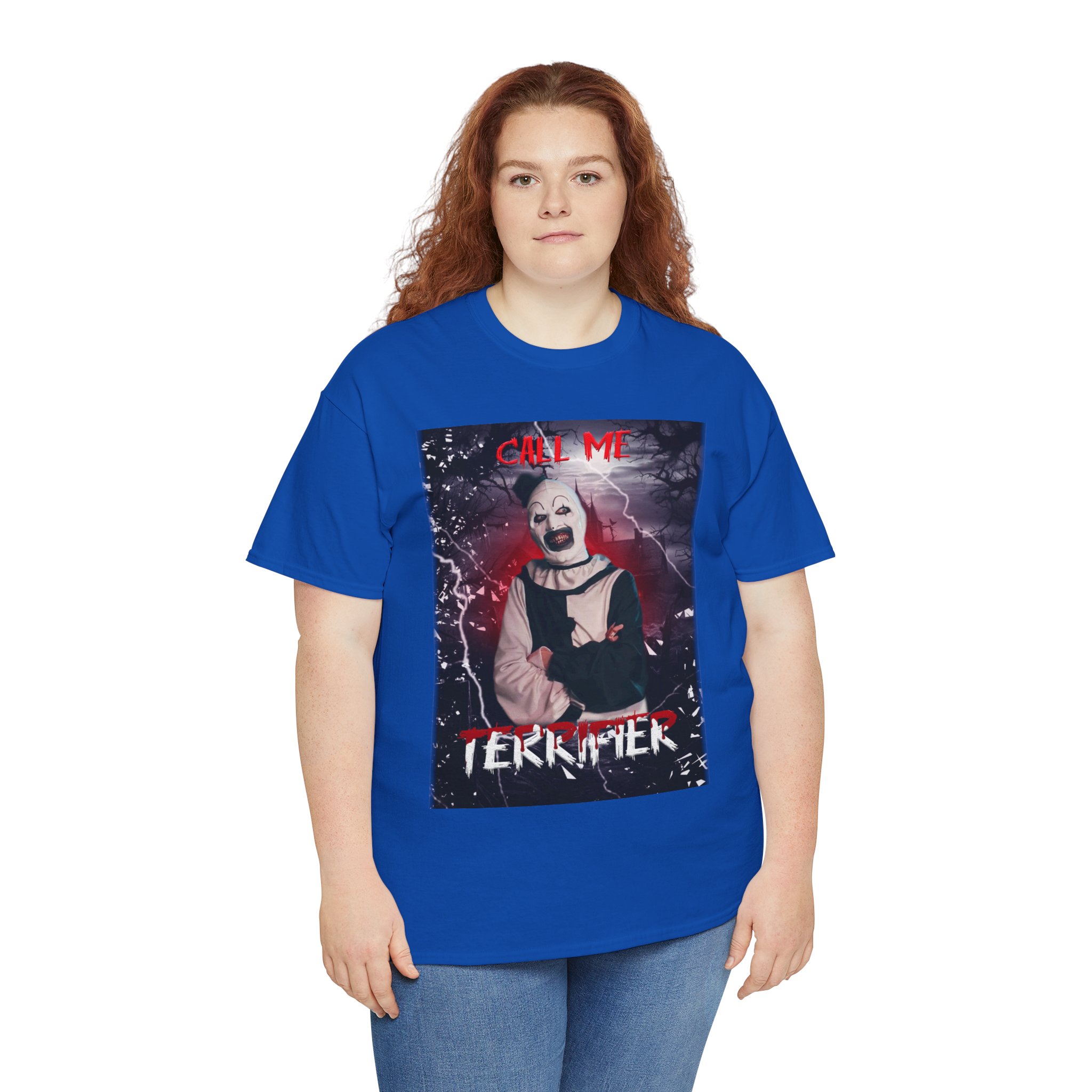 Terrifier Art The Clown Horror T-Shirt — Call Me Terrifier Fan Tee - Image 61
