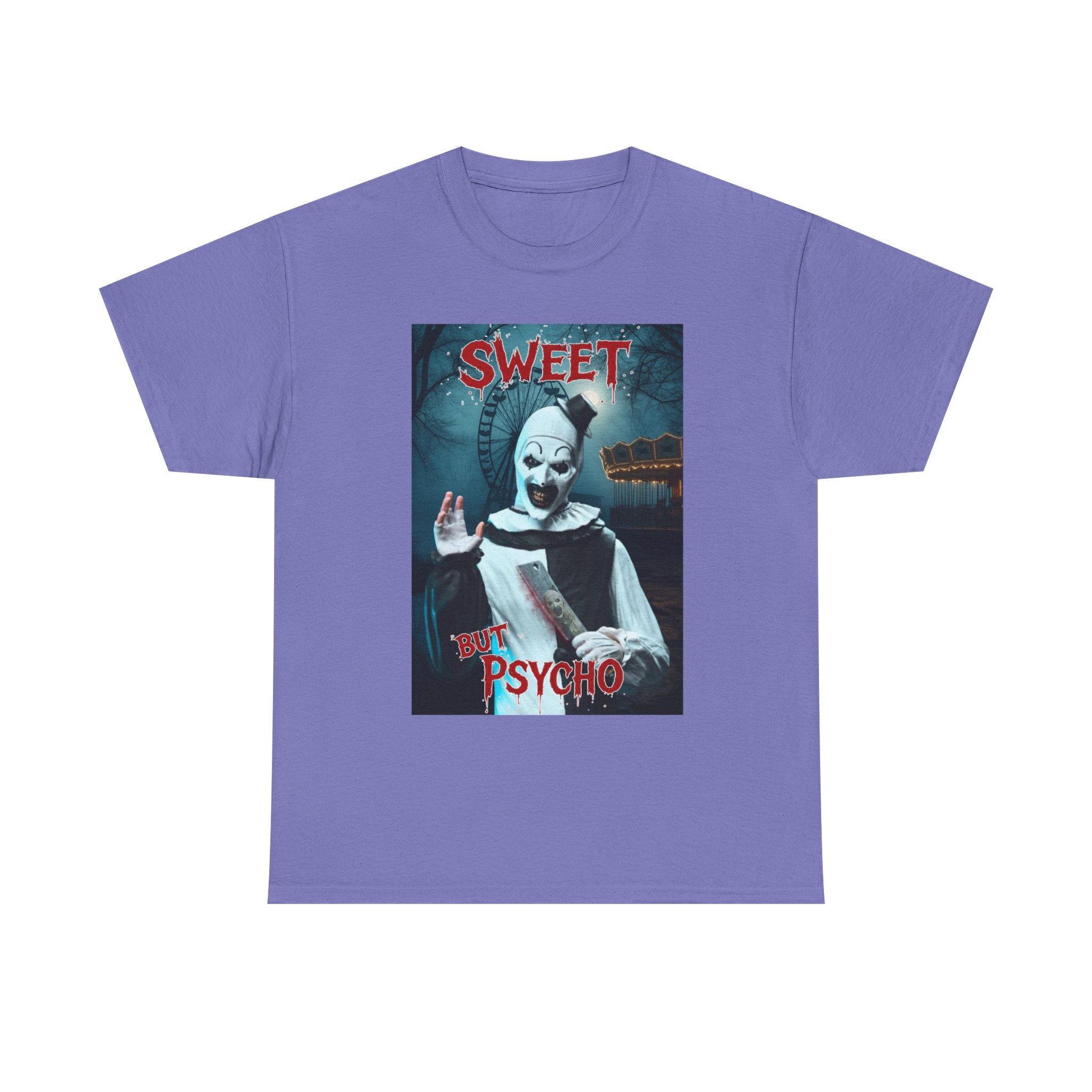 Terrifier Art The Clown Sweet But Psycho Horror T-Shirt - Image 118