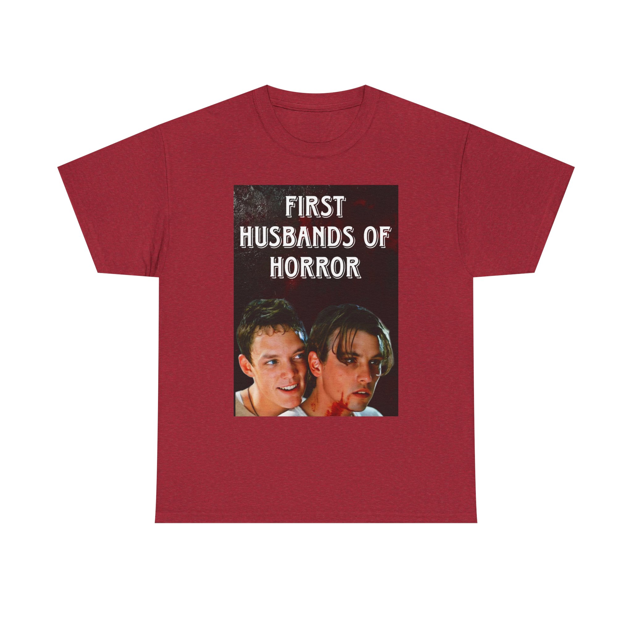 First Husbands of Horror — Scream 1996 Stu Macher & Billy Loomis Tee - Image 101