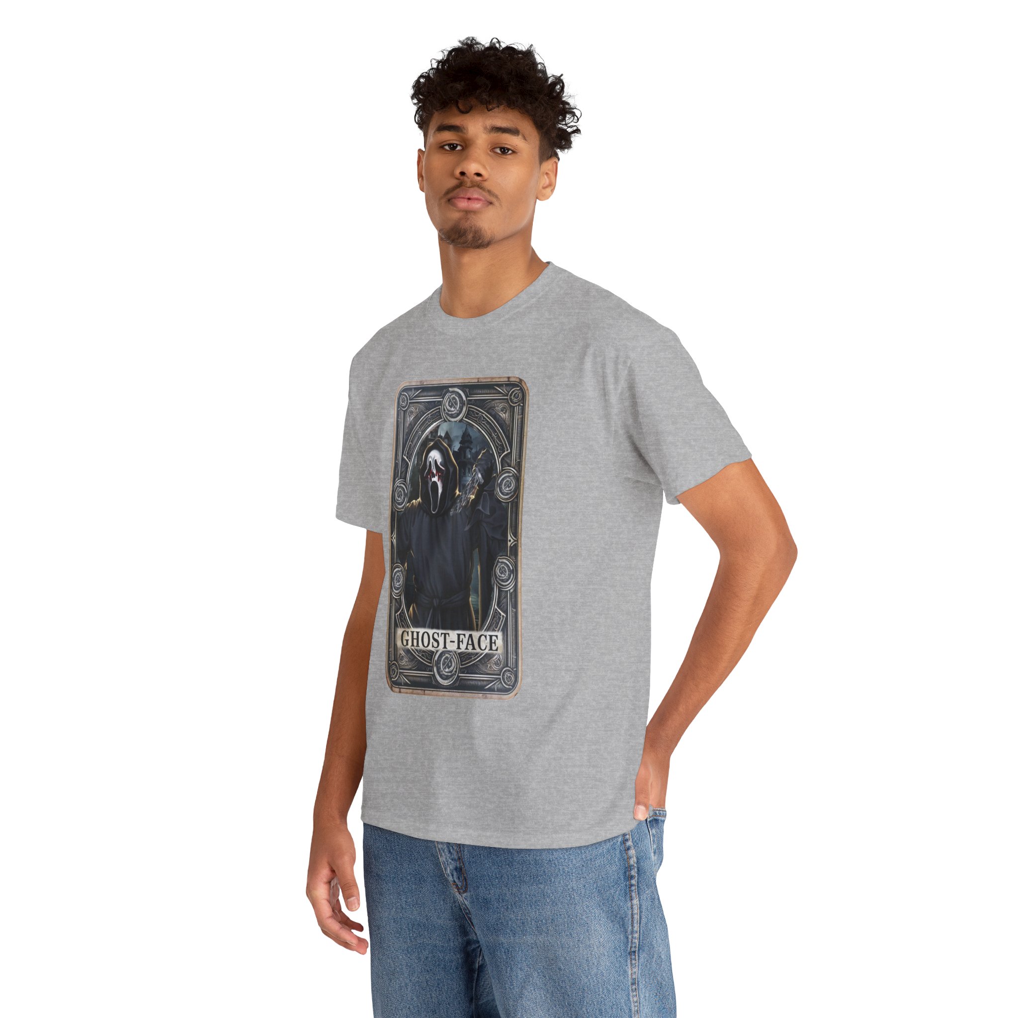 Tarot Horror Tee — Ghostface Scream Tarot Card Graphic Shirt - Image 22