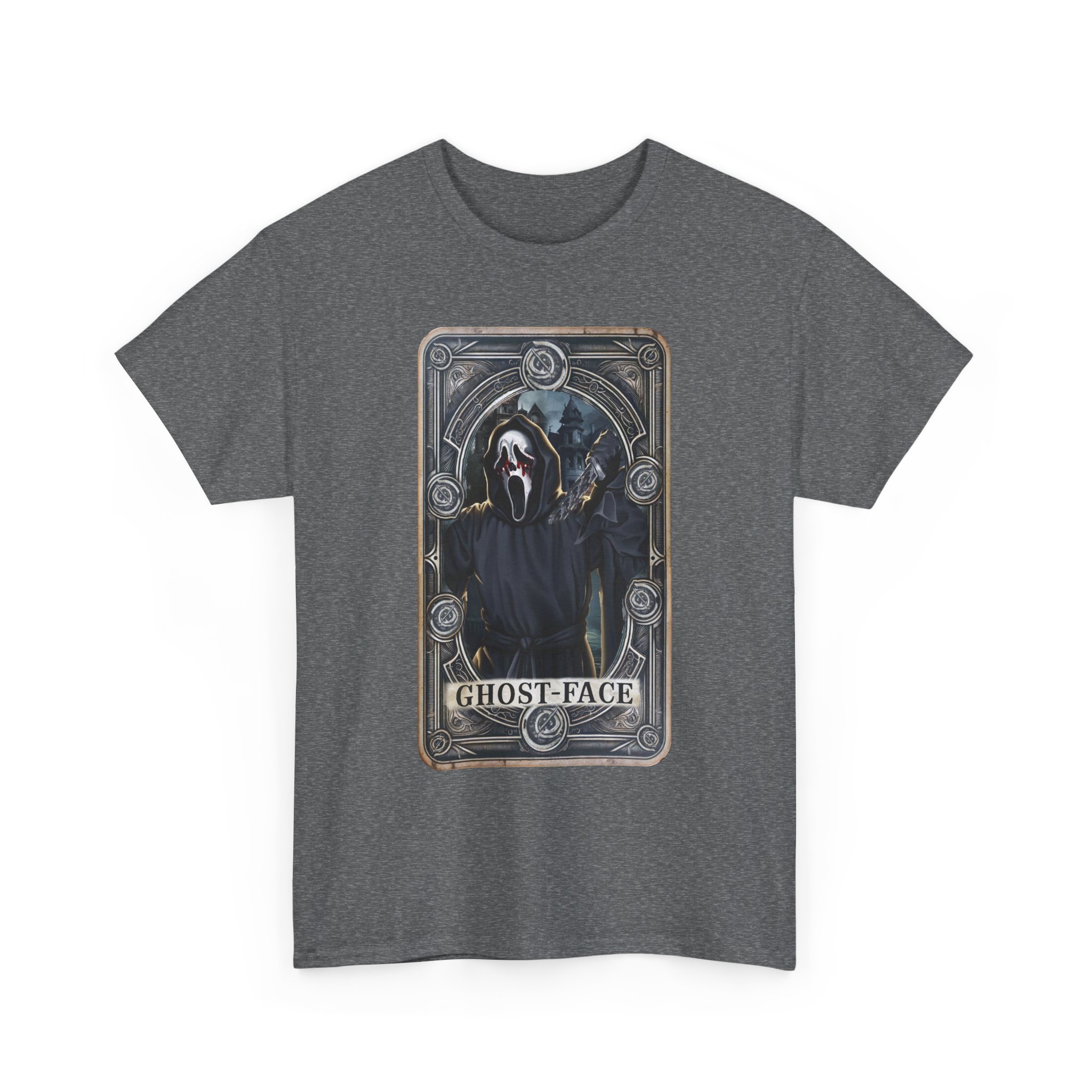 Tarot Horror Tee — Ghostface Scream Tarot Card Graphic Shirt - Image 47